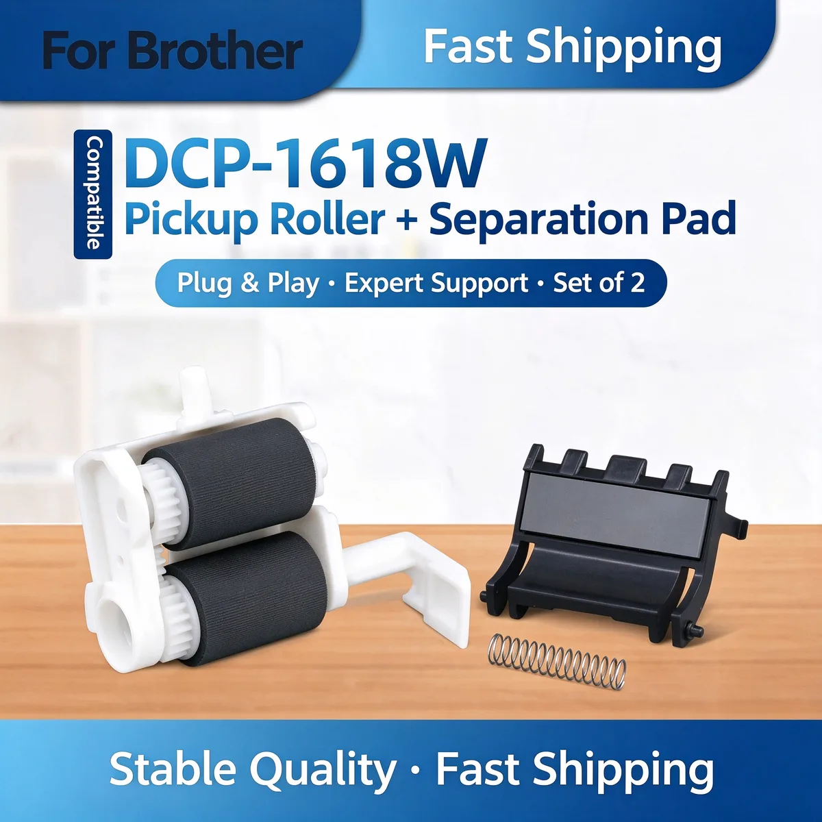 For Brother DCP-1618W Pickup Roller + Separation Pad view 1