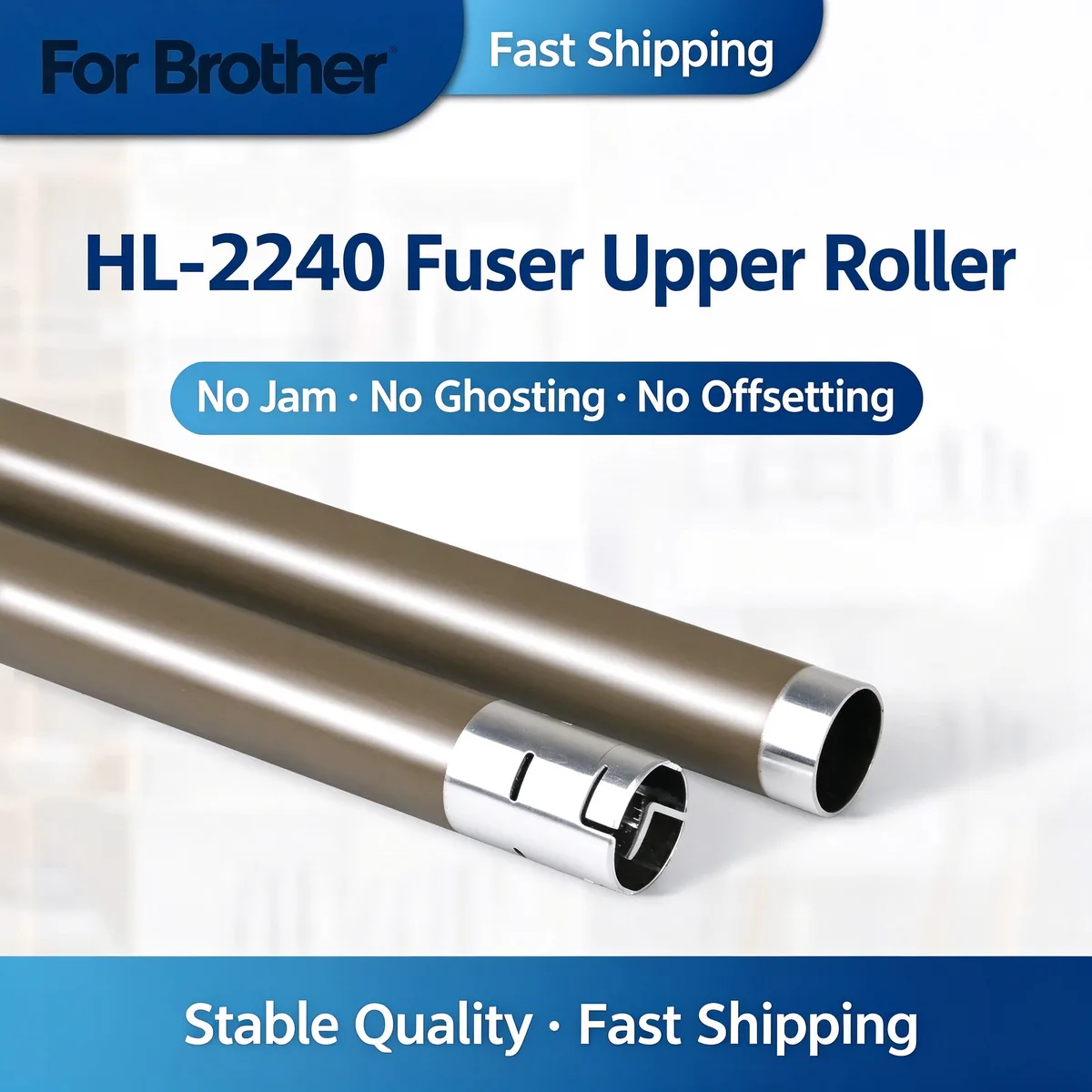 For Brother HL-2240 Fuser Upper Roller view 1