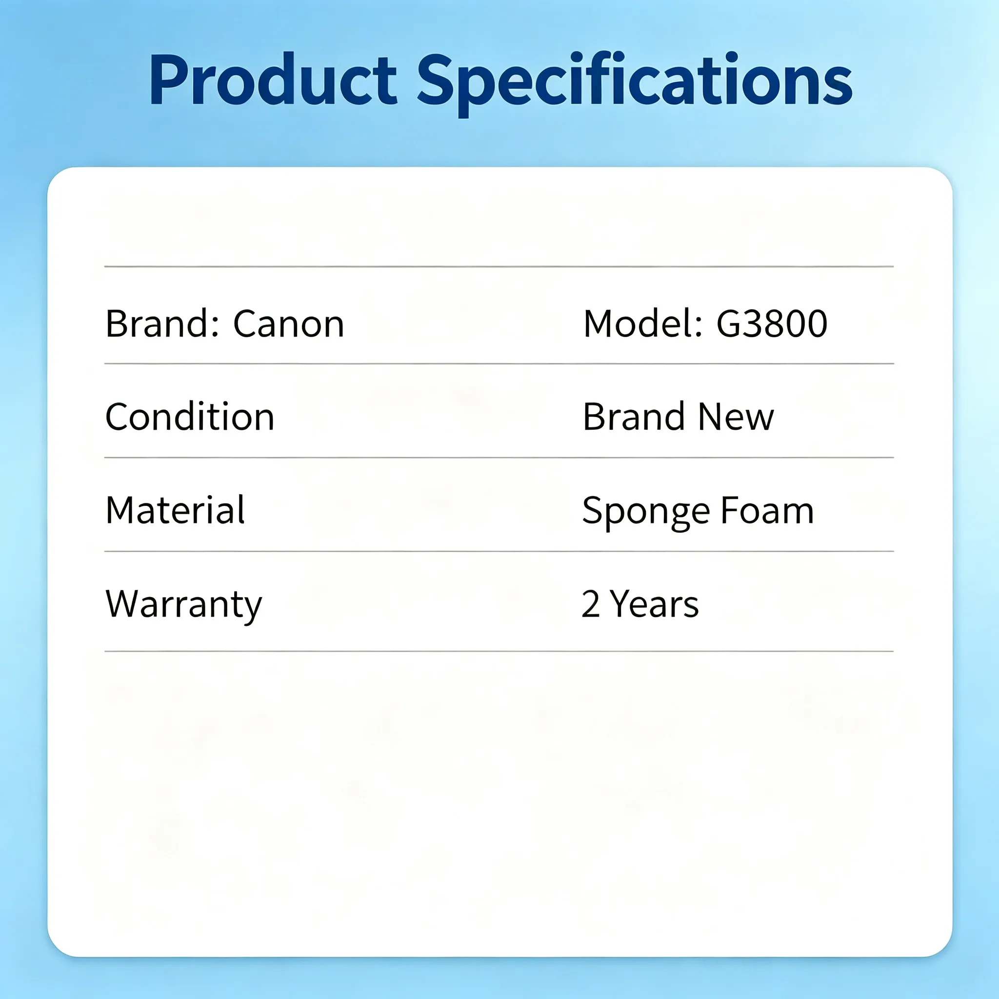 Canon G3800 Waste Ink Pad view 2