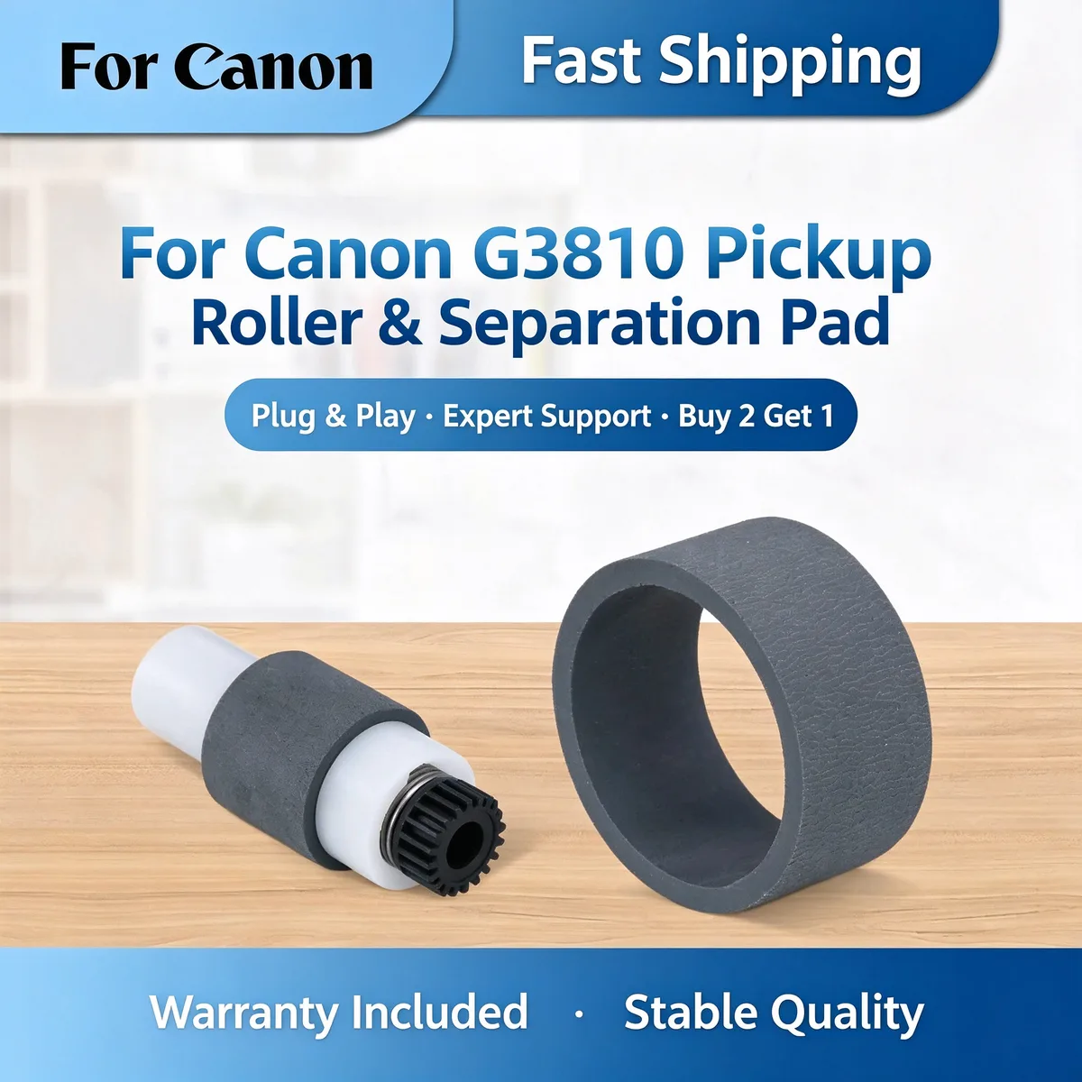 For Canon G3810 Pickup Roller and Separation Pad view 1