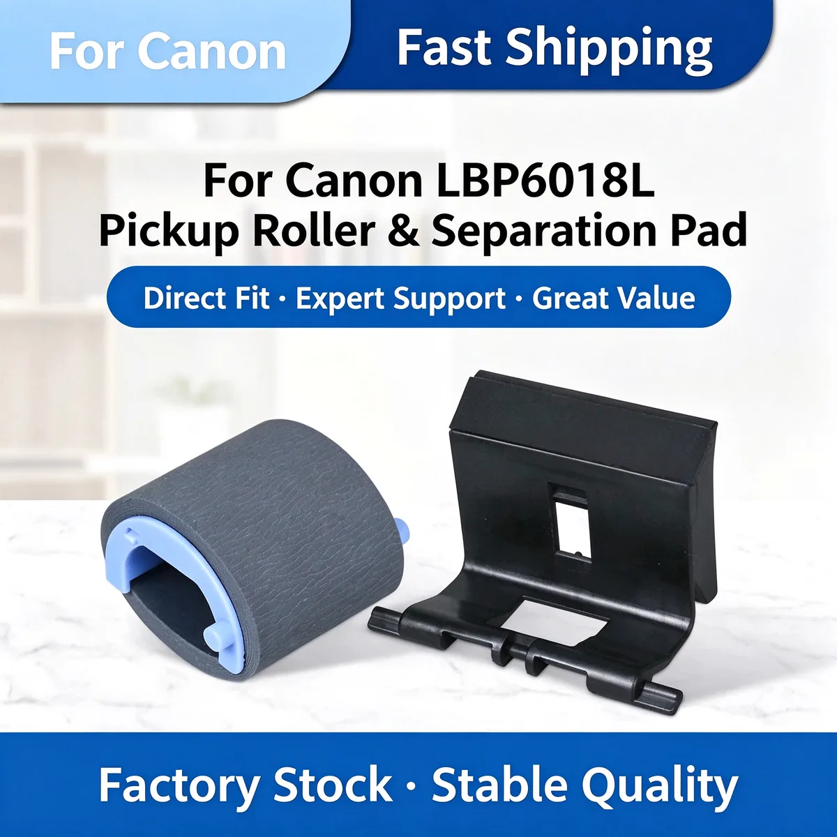 For Canon LBP6018L Pickup Roller & Separation Pad view 1