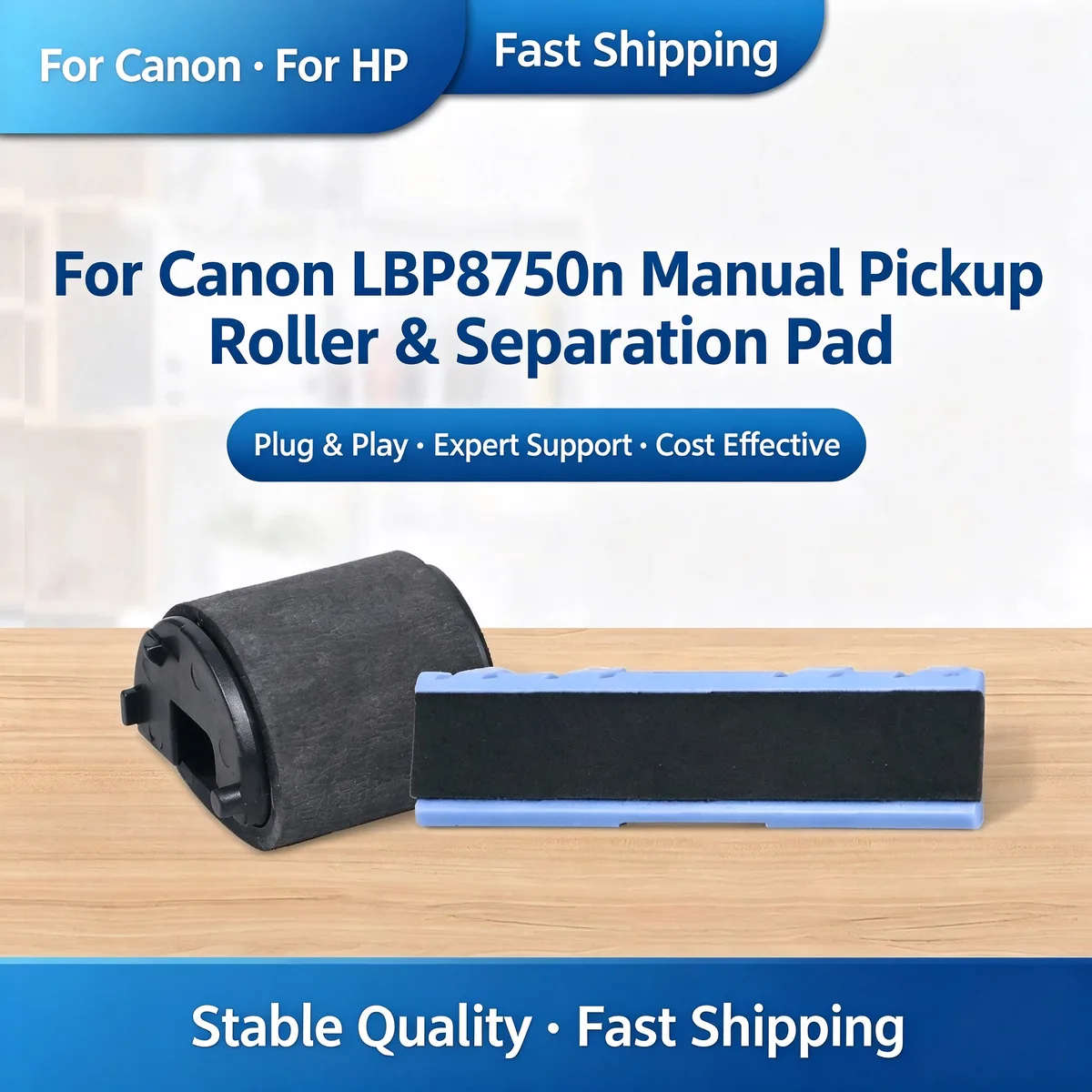 For Canon LBP8750n Manual Pickup Roller & Separation Pad view 1