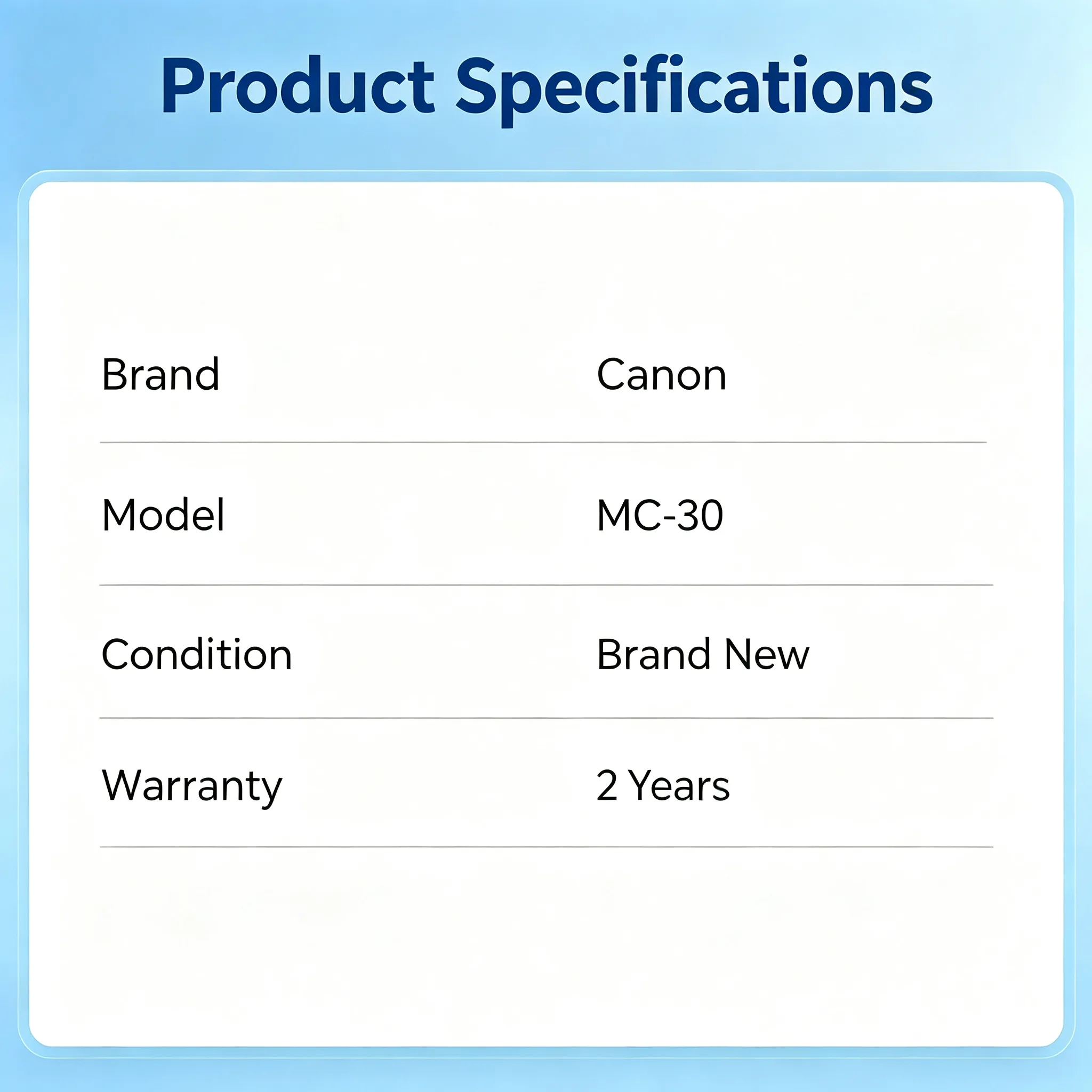 Canon MC-30 Maintenance Box view 2