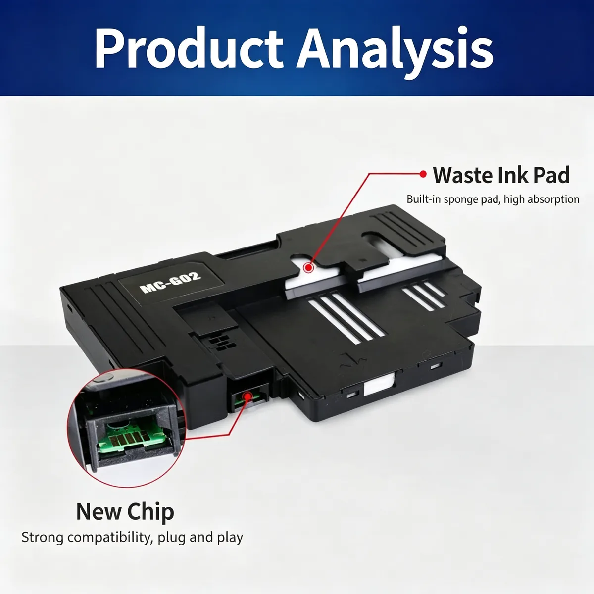 For Canon MC-G02 Maintenance Box view 5