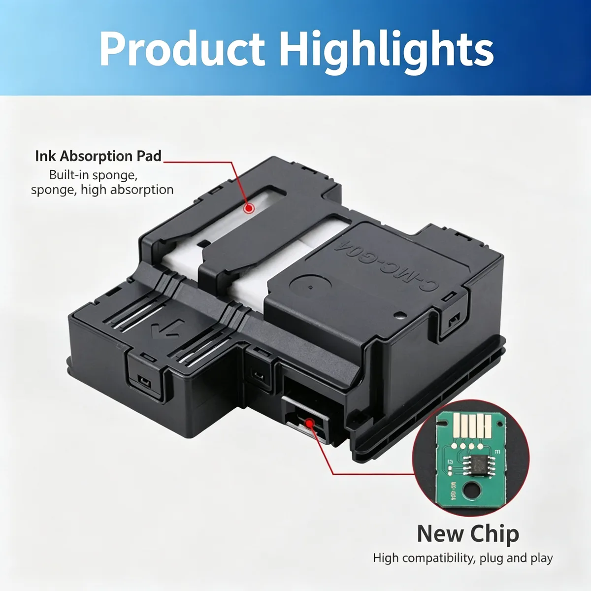 For Canon MC-G04 Maintenance Waste Ink Box view 3