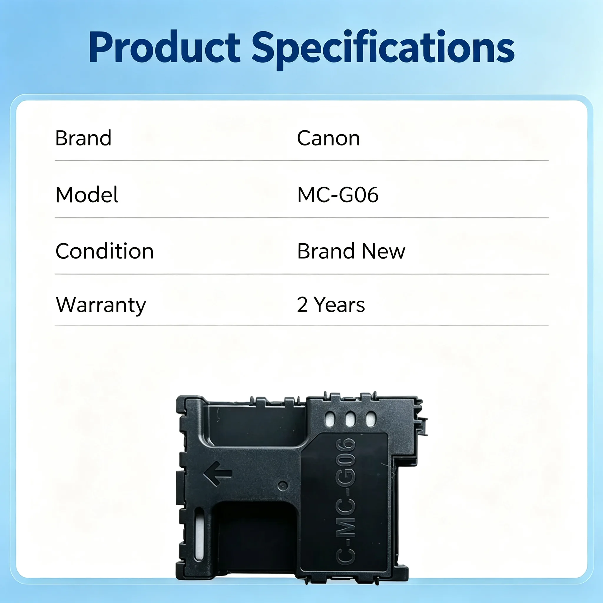 Canon MC-G06 Maintenance Box view 2