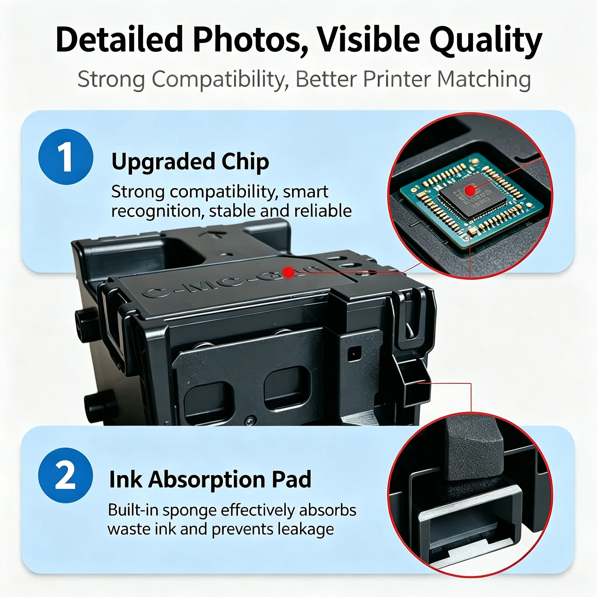 Canon MC-G06 Maintenance Cartridge — TS6630 TS6730 TS7780A view 3