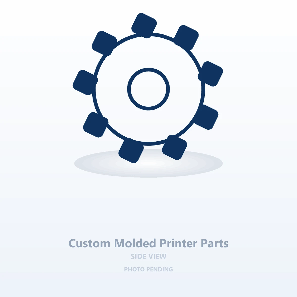 Custom Molded Printer Parts view 2