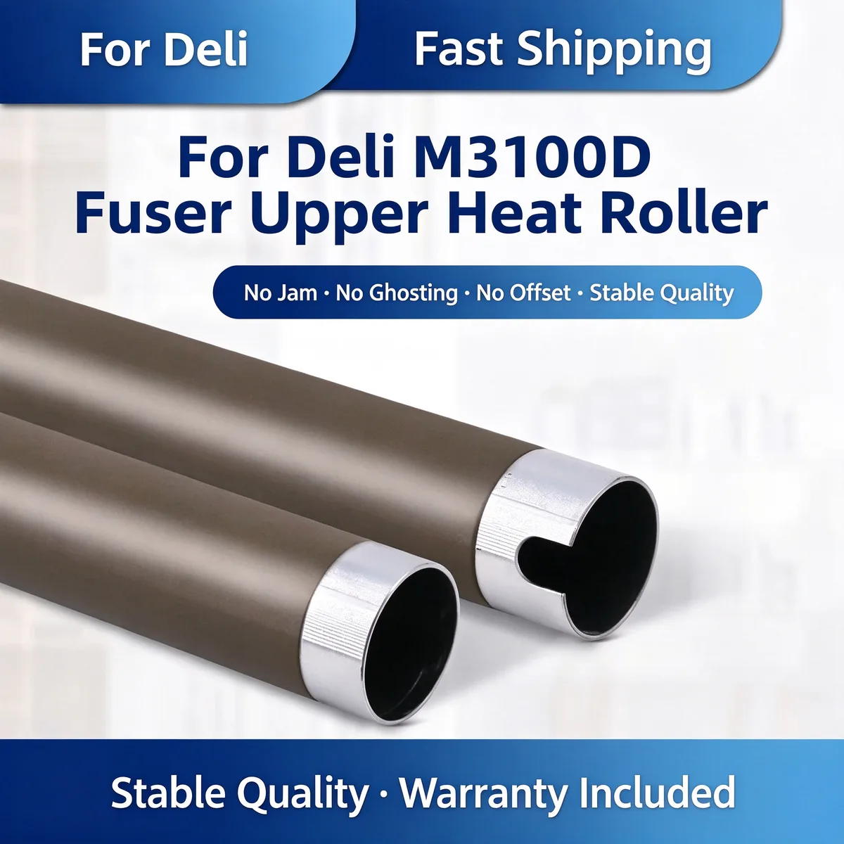 For Deli M3100D Fuser Upper Heat Roller view 1