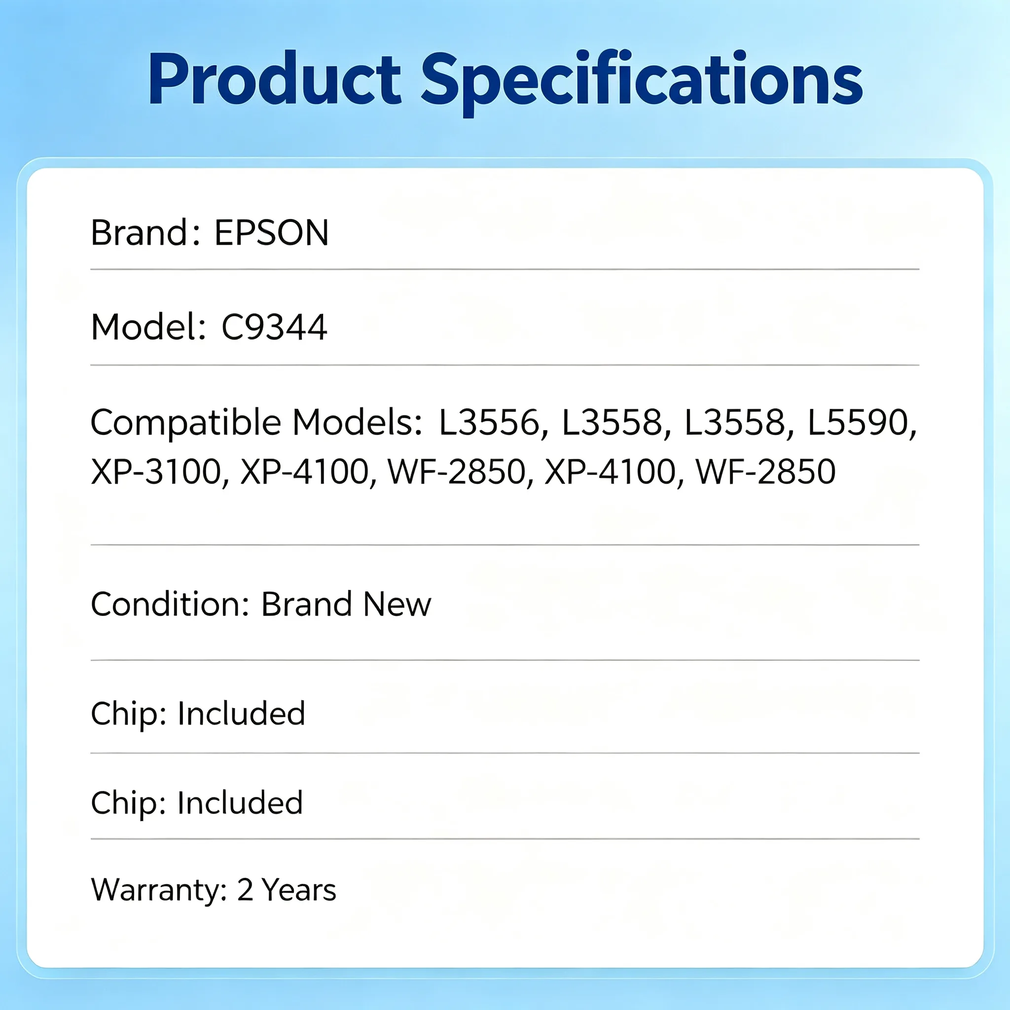 Epson C9344 Maintenance Box view 2