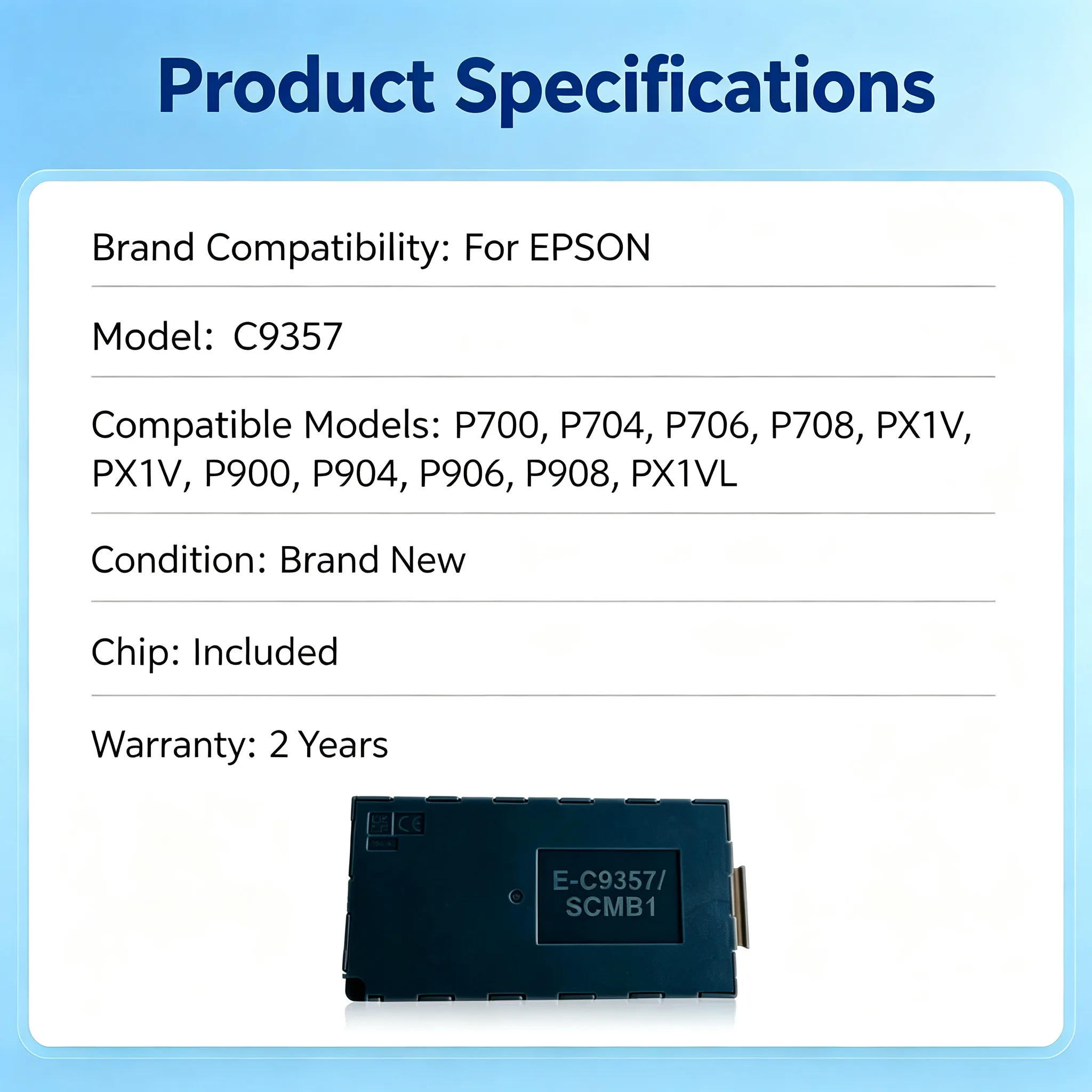 Epson C9357 Maintenance Box view 2