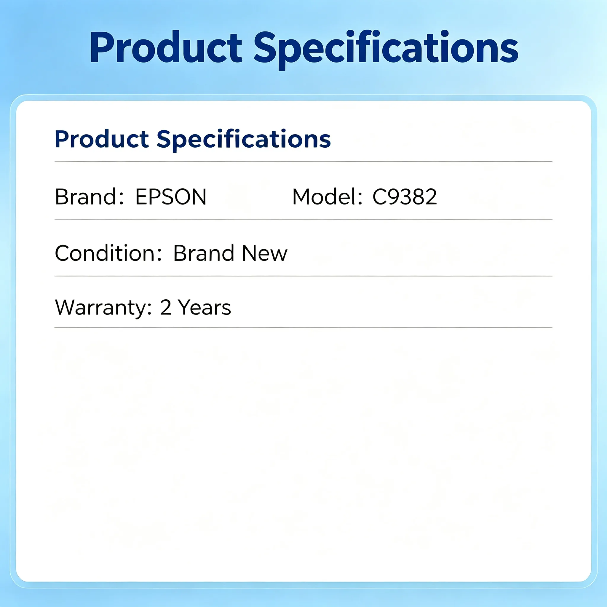 Epson C9382 Maintenance Box view 2