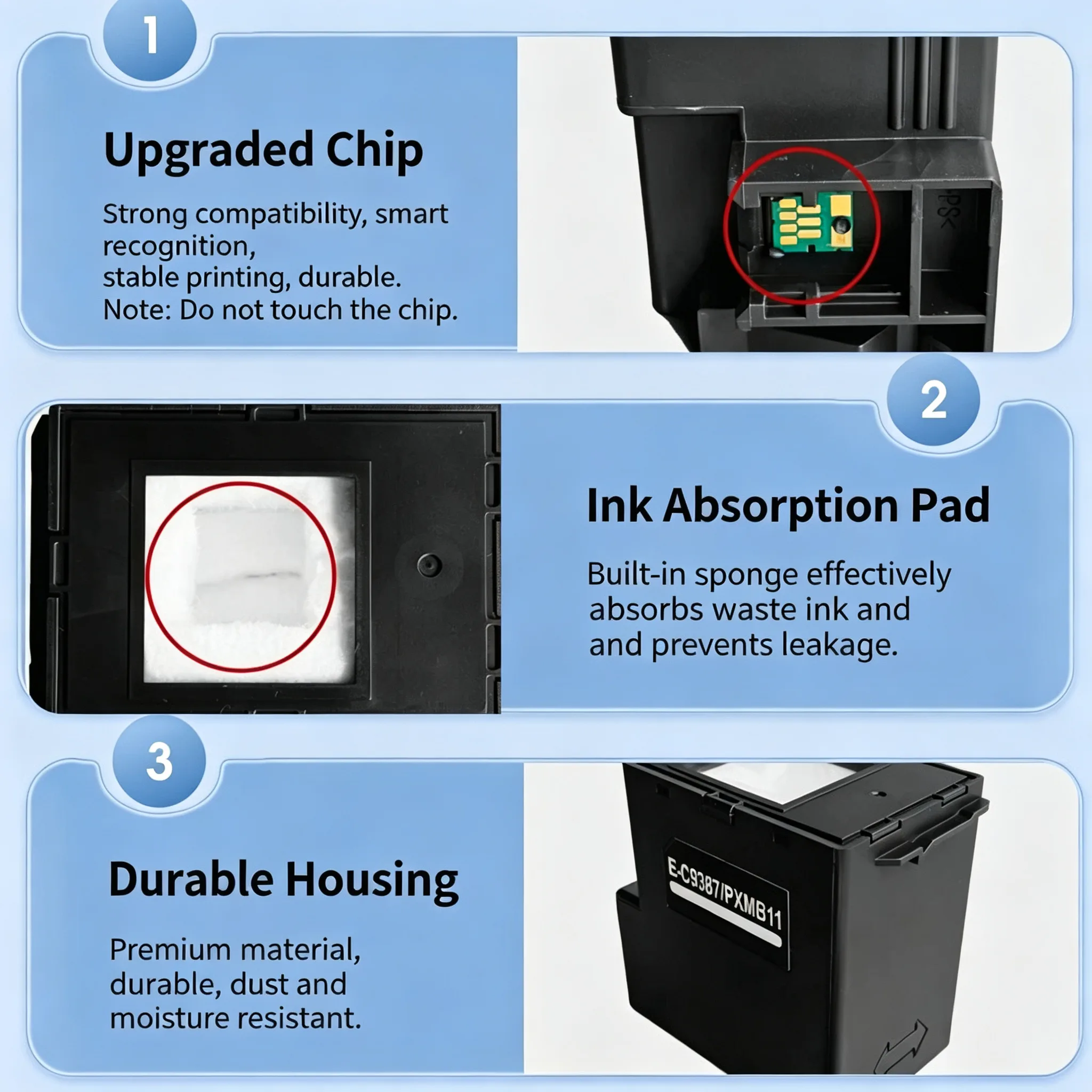 Epson C9387 Maintenance Box — M1058 PX-M161T PX-S161T view 4