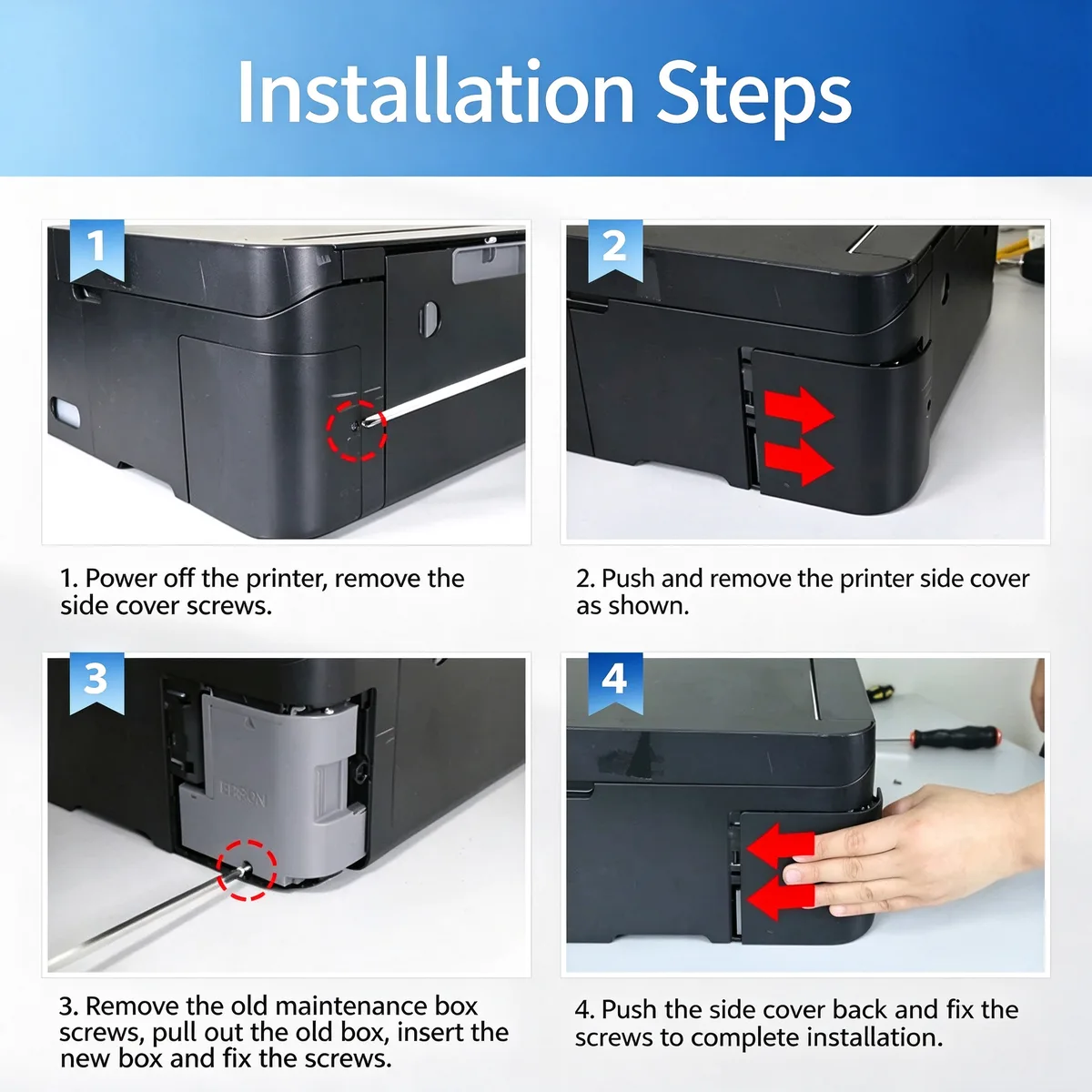 For Epson E04D1 Maintenance Waste Ink Box view 4
