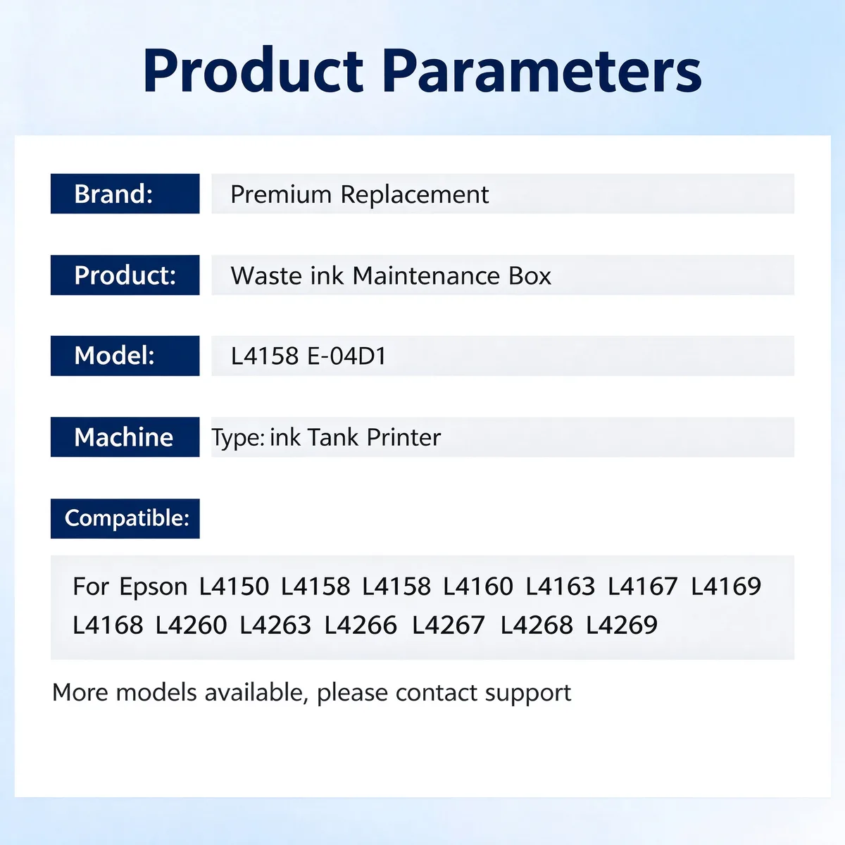 For Epson E04D1 Maintenance Waste Ink Box view 5