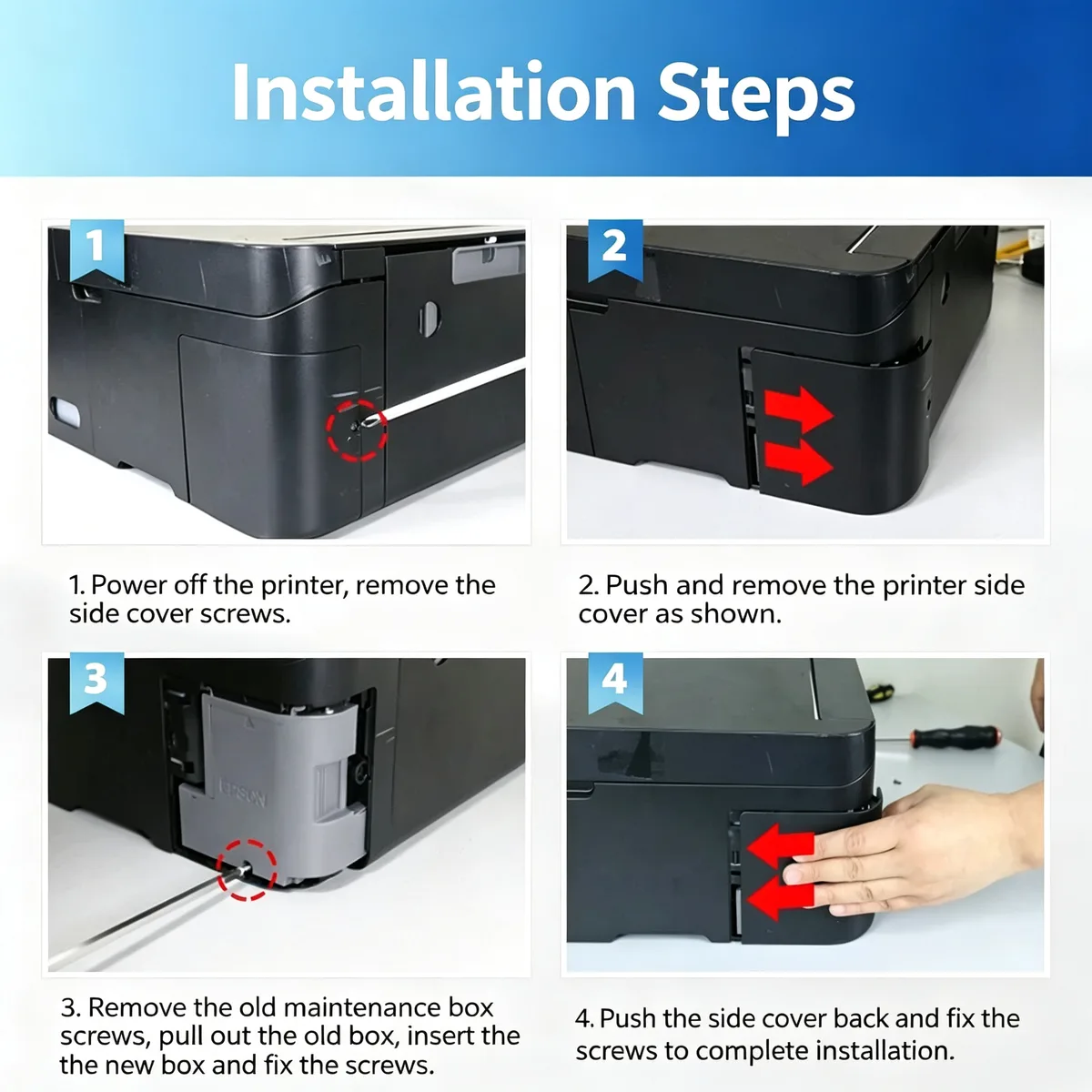 For Epson E04D1 Waste Ink Pad Maintenance Box view 5