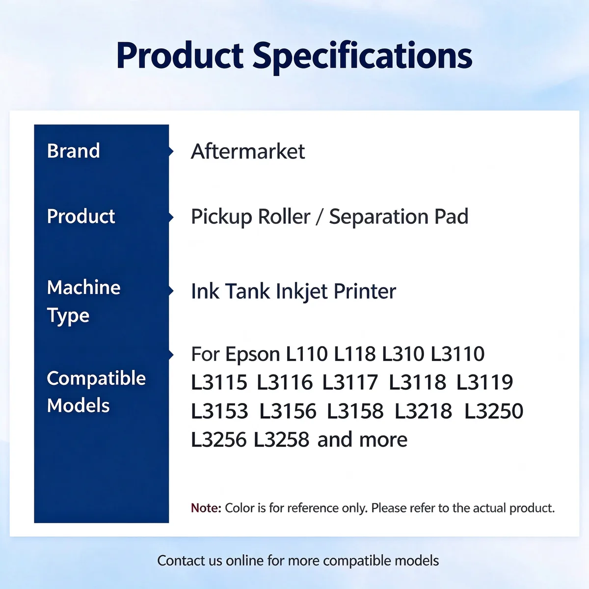 For Epson L3118 Pickup Roller view 3