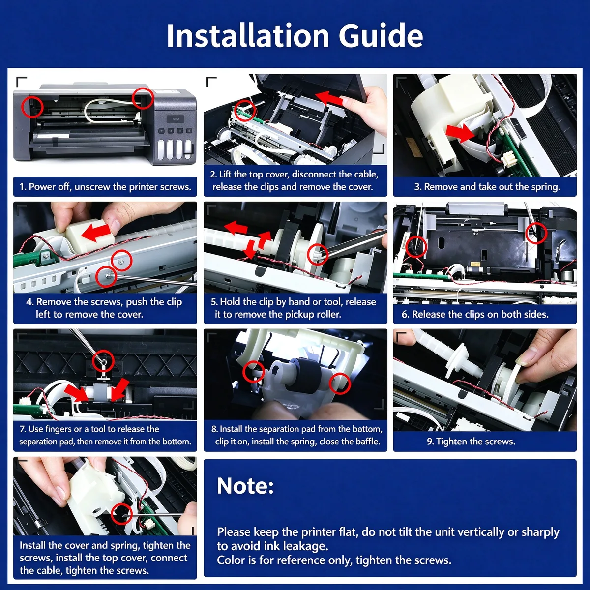 For Epson L3118 Pickup Roller view 4