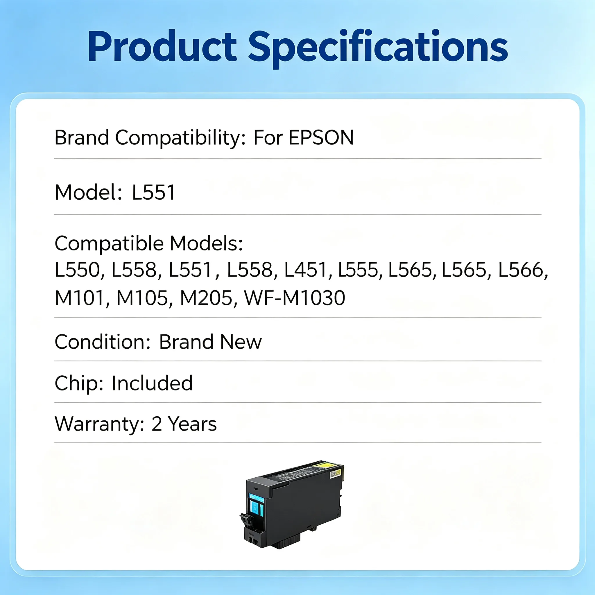 Epson L551 Maintenance Box view 2