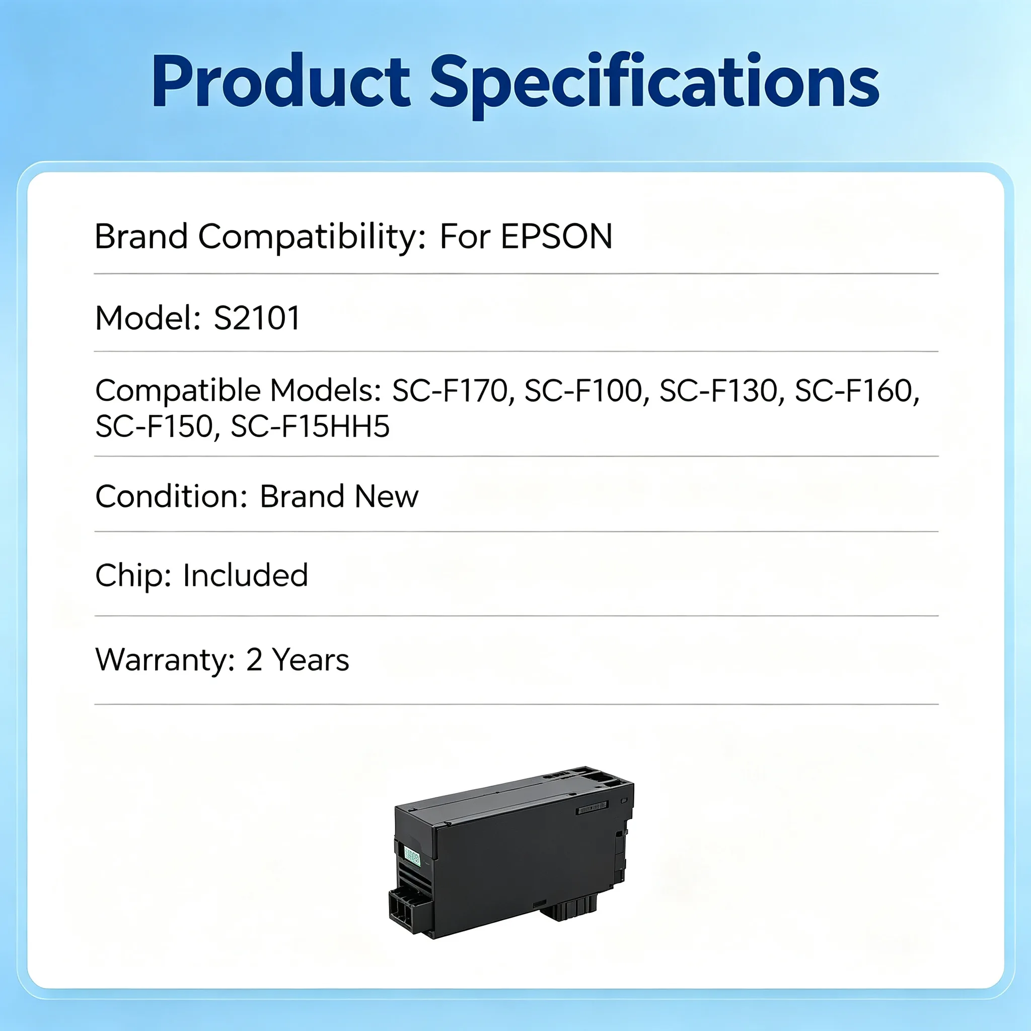 Epson S2101 Maintenance Box view 2