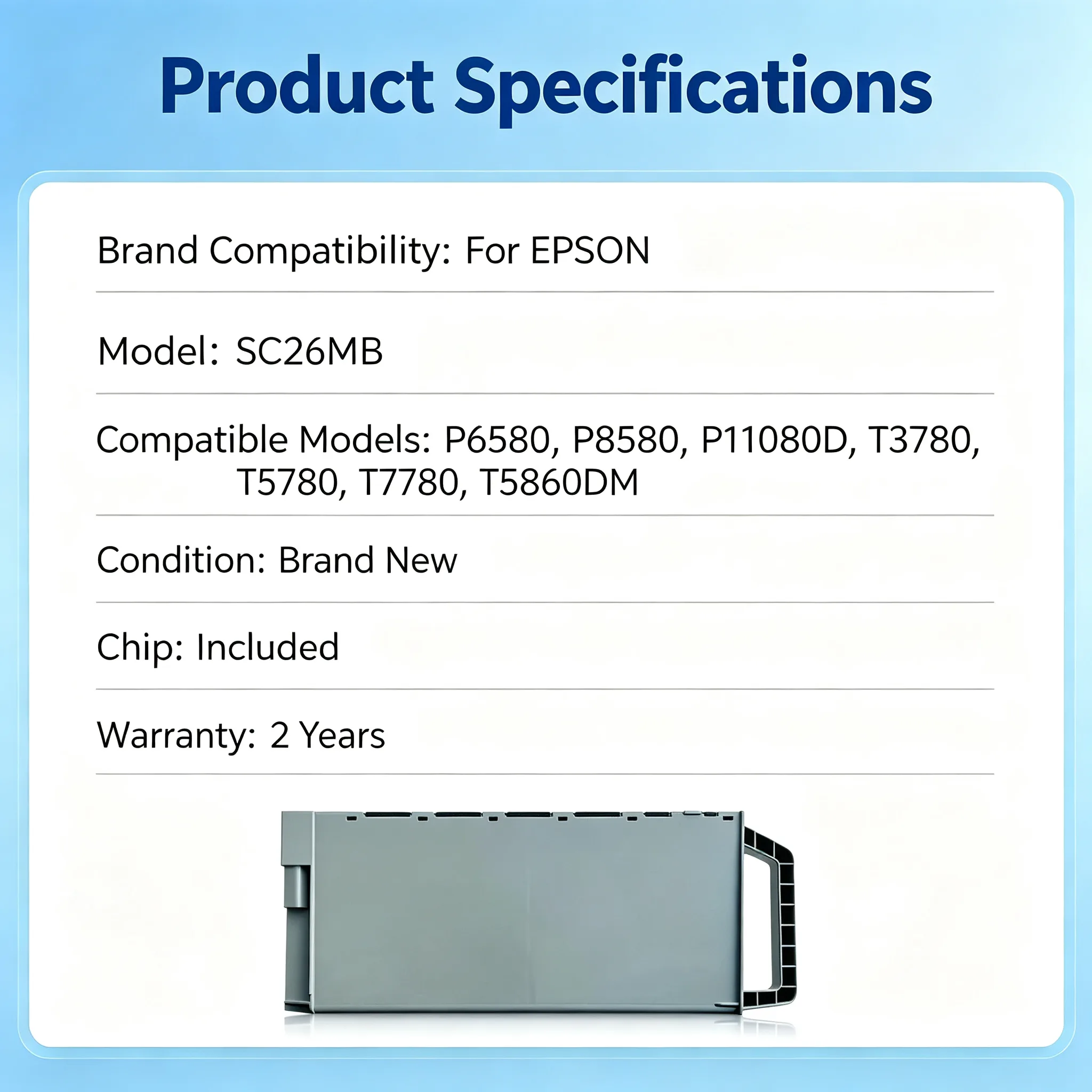 Epson SC26MB Maintenance Box view 2