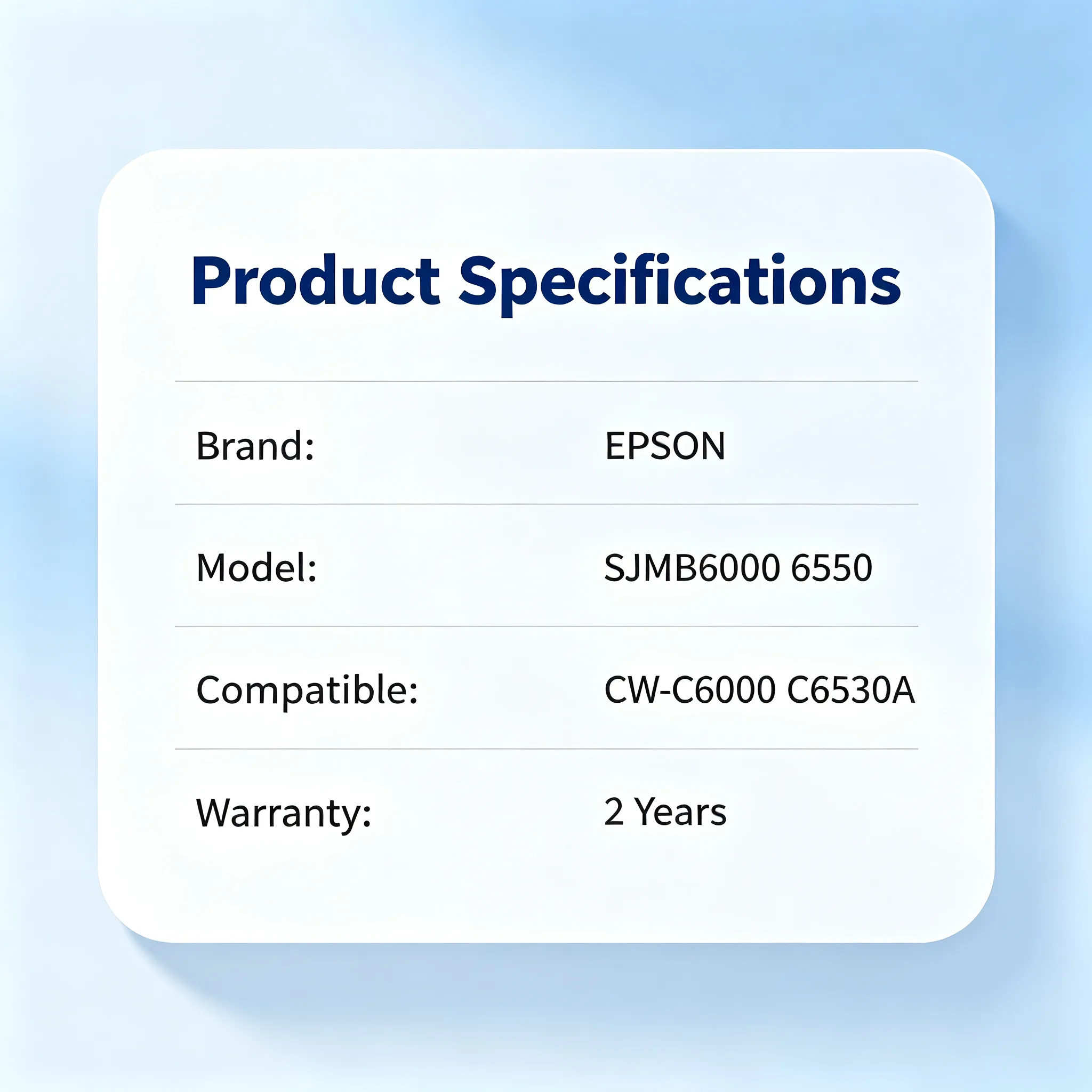 Epson SJMB6000 6500 Maintenance Box view 2