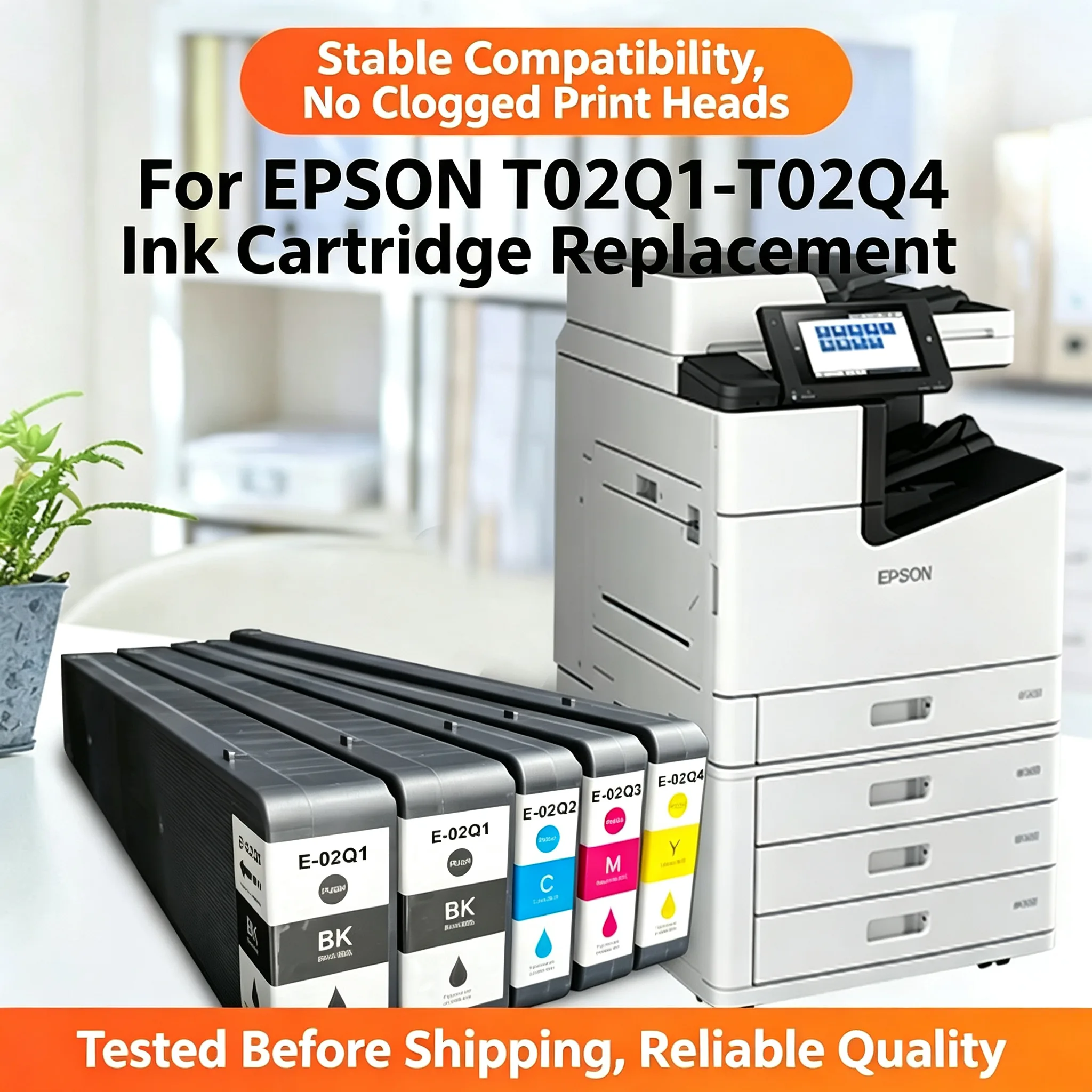Epson T02Q1-T02Q4 Ink Cartridge — WF-C20600c WorkForce view 4