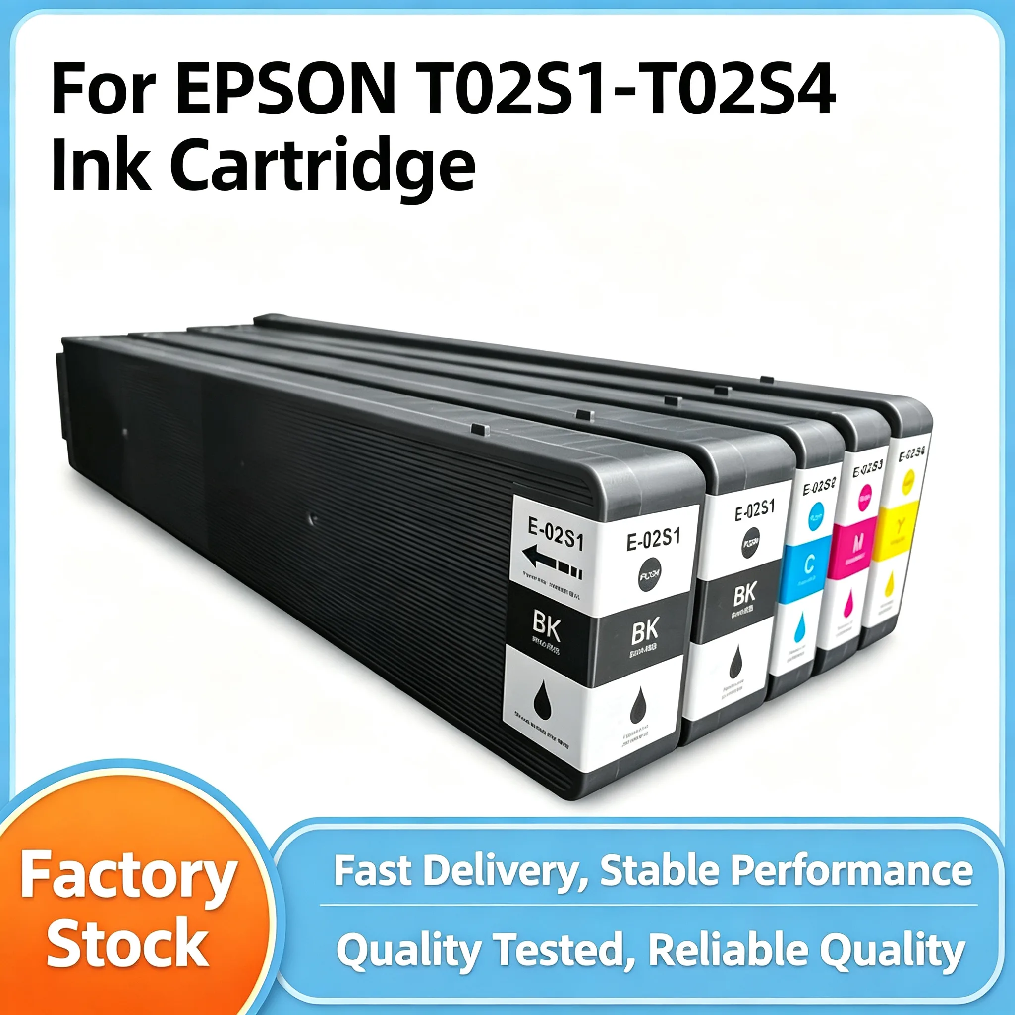 Epson T02S1-T02S4 Ink Cartridge — WF-C20750c WorkForce view 1