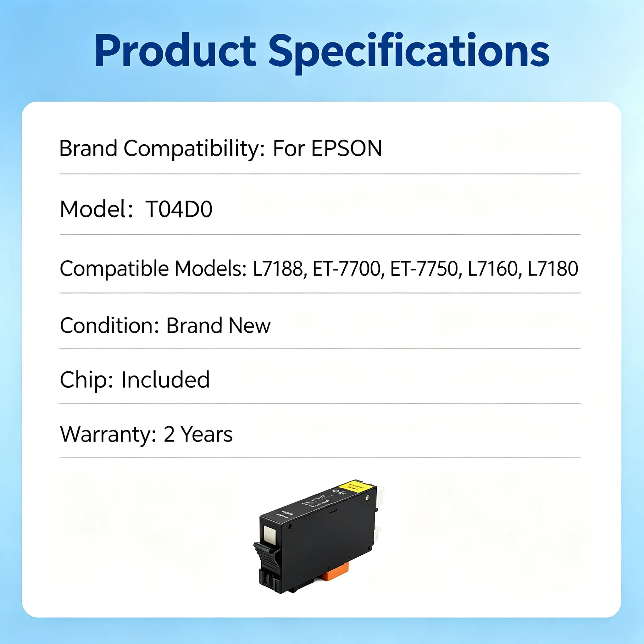Epson T04D0 Maintenance Box view 2