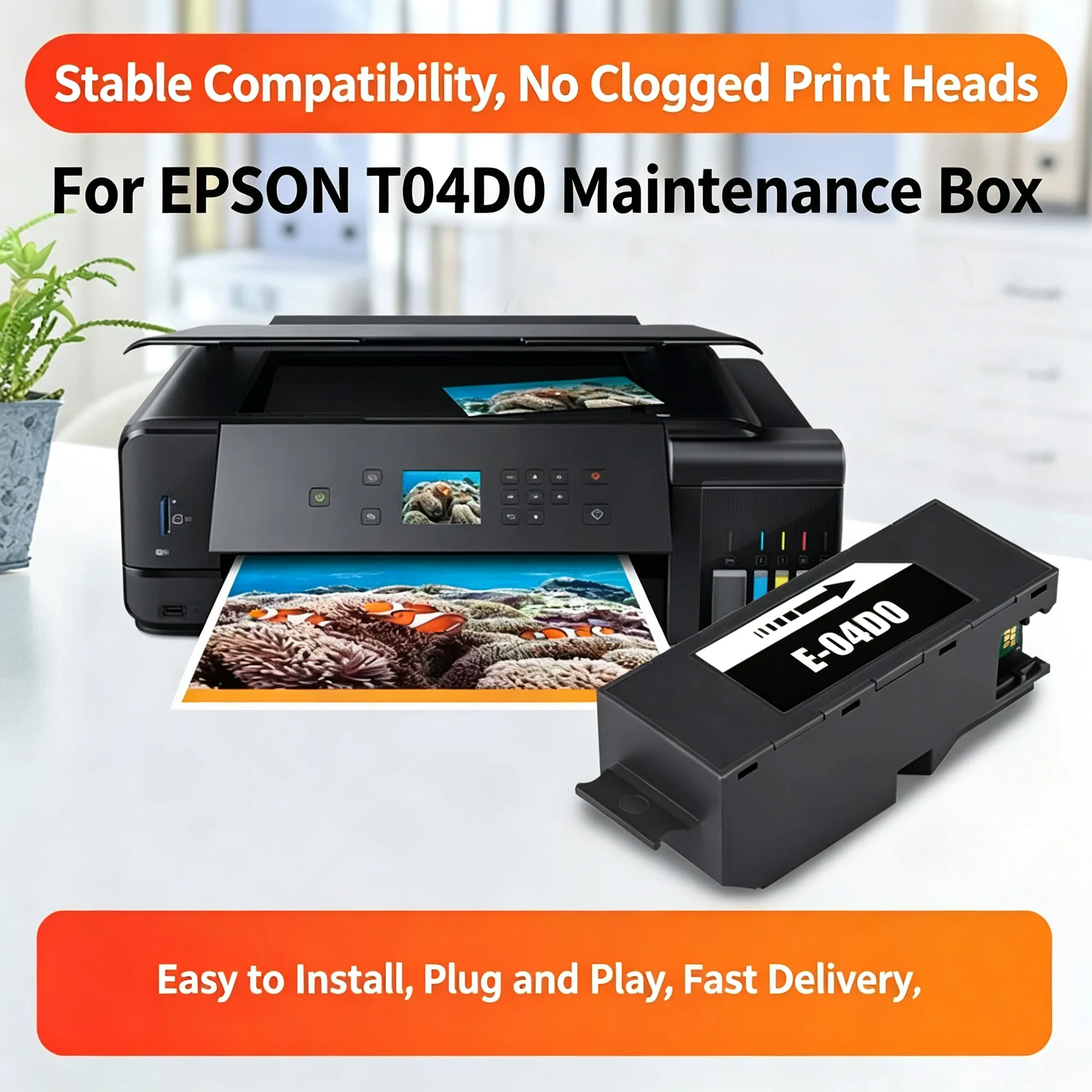 Epson T04D0 Maintenance Box view 4
