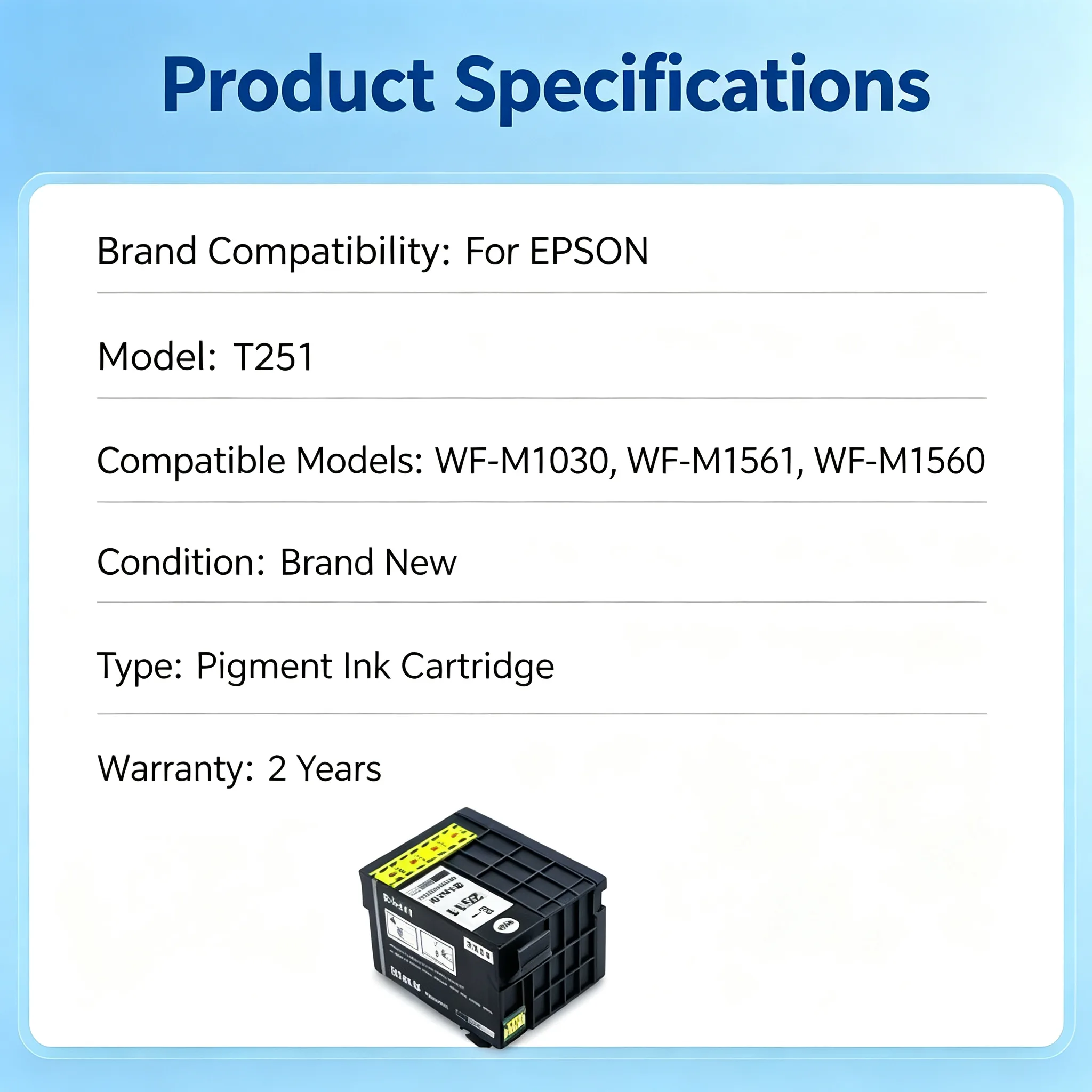 Epson T251 Ink Cartridge view 2