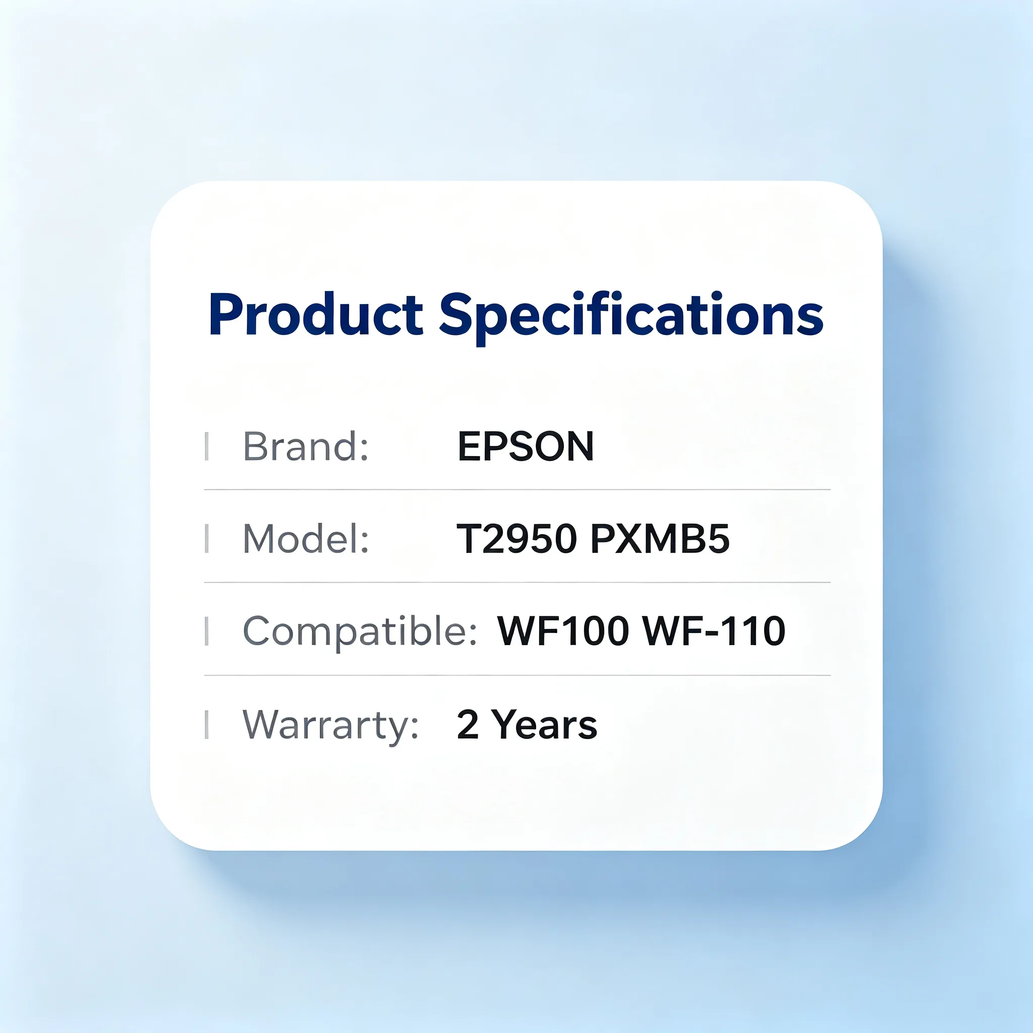 Epson T2950 PXMB5 Maintenance Box view 2