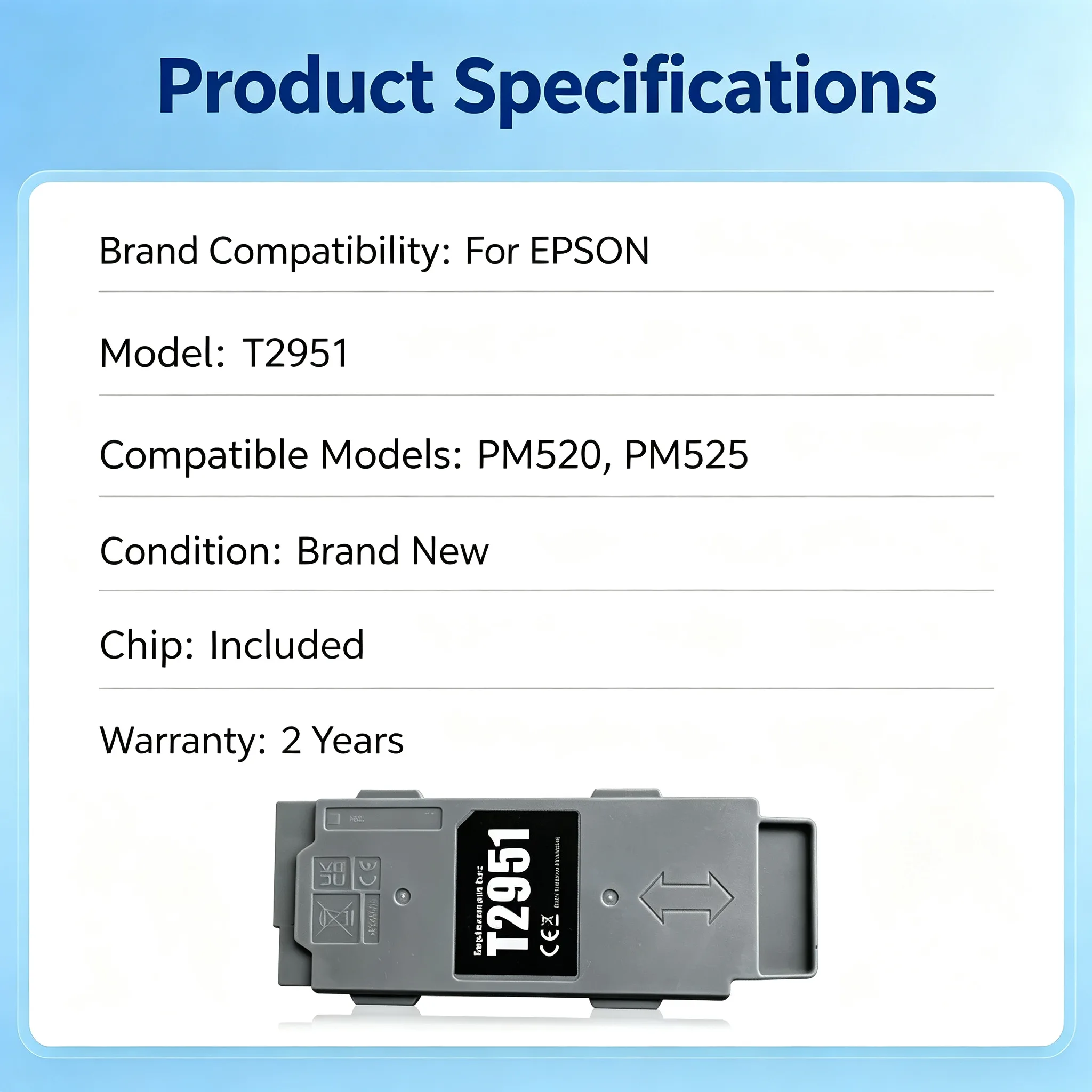 Epson T2951 Maintenance Box view 2