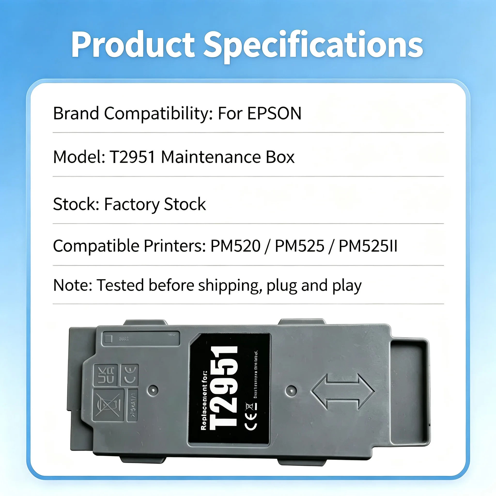 Epson T2951 Maintenance Box — PM520 PM525 view 2