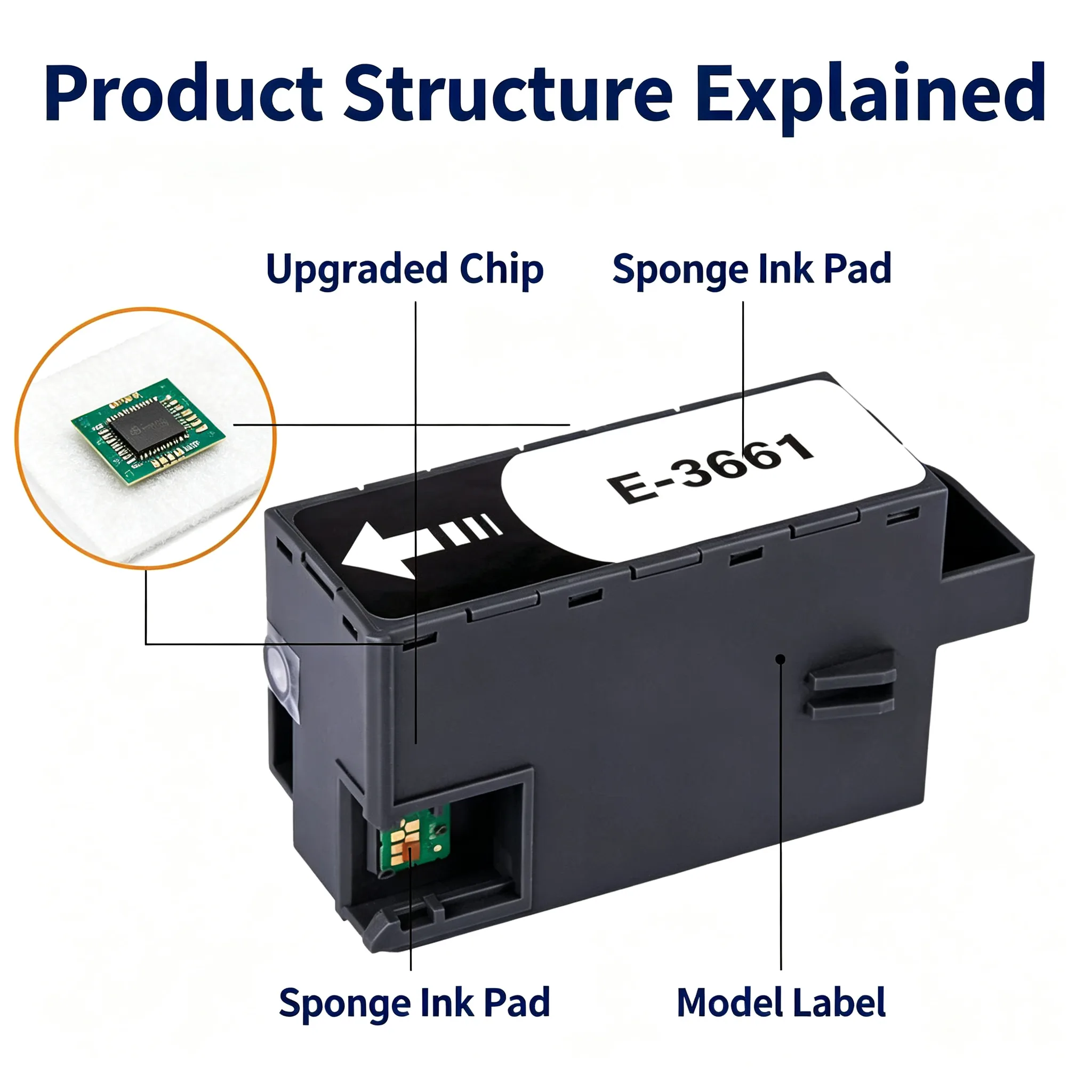 Epson T3661 Maintenance Box view 3
