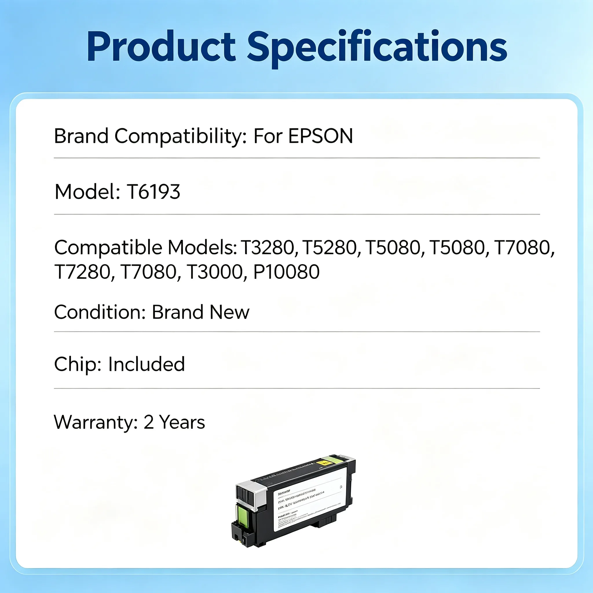 Epson T6193 Maintenance Box view 2