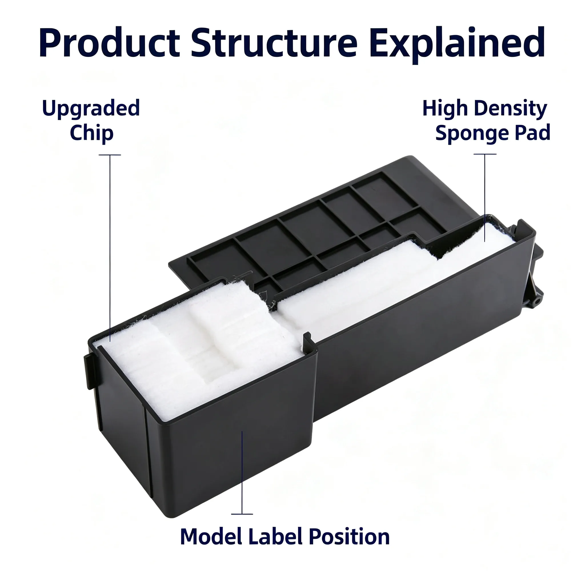 Epson T664 Maintenance Box view 3