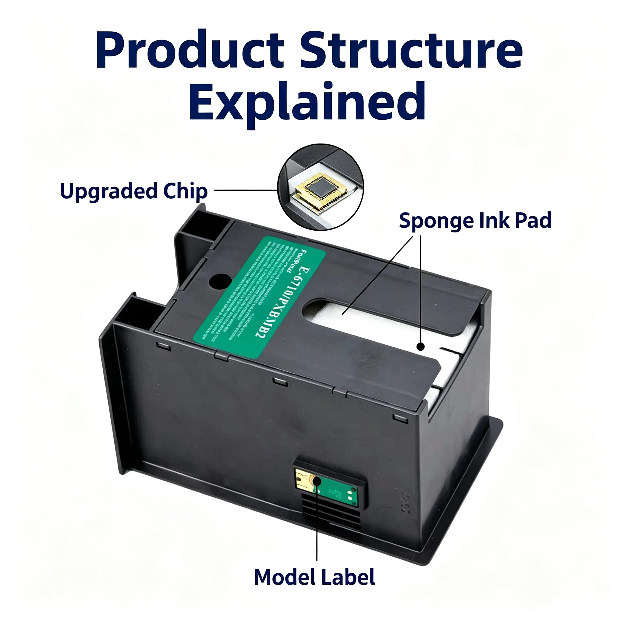 Epson T6710 Maintenance Box view 3