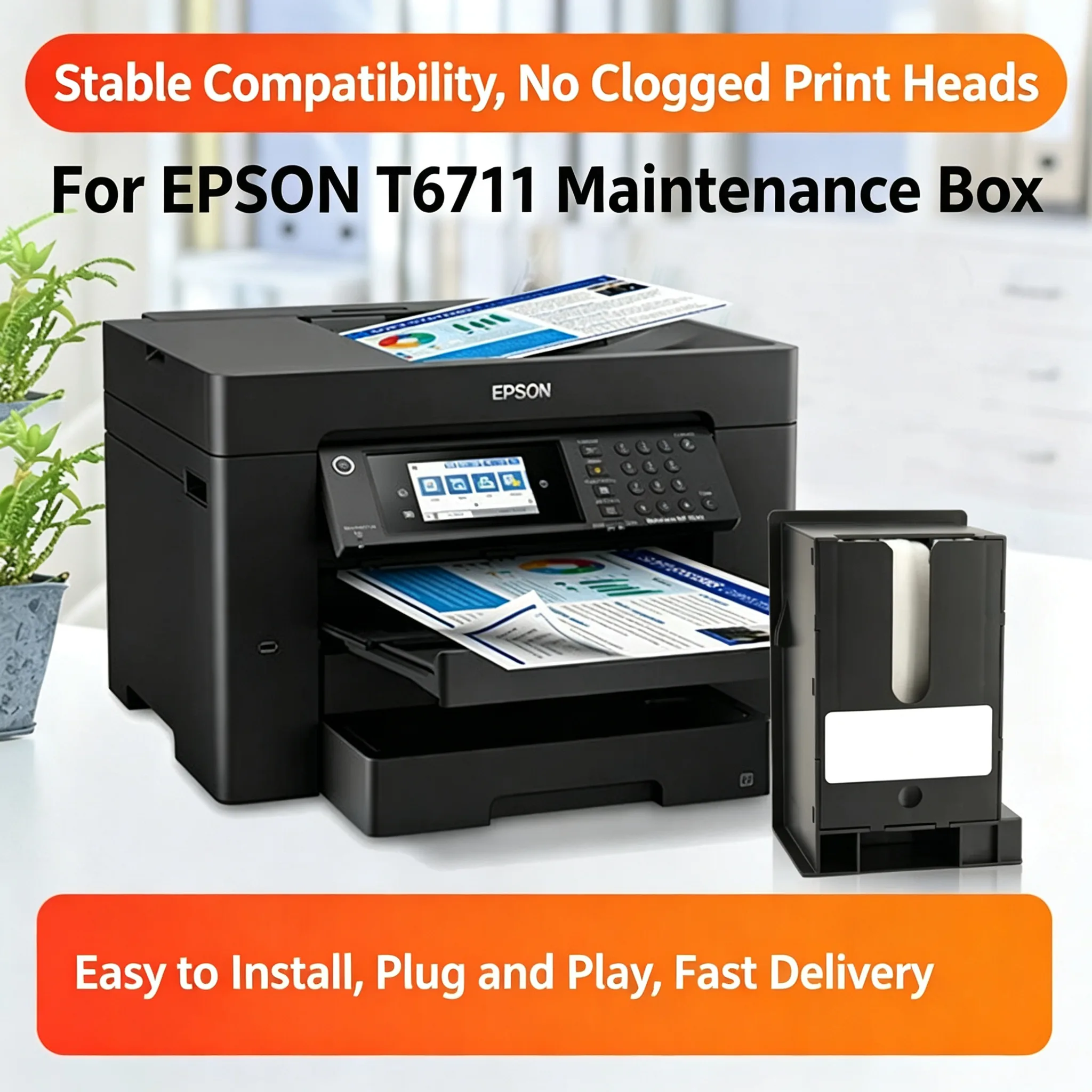 Epson T6711 Maintenance Box view 4