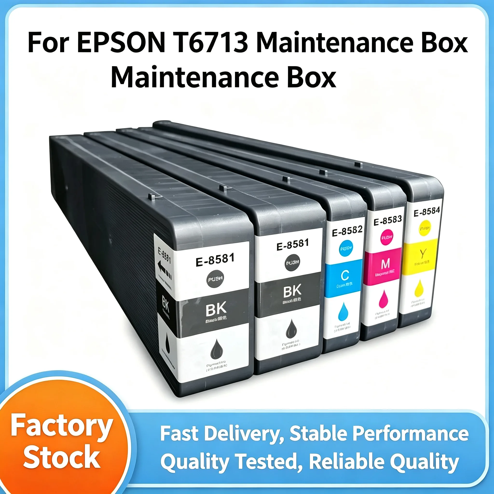 Epson T6713 Maintenance Box — WF-C20590a WorkForce view 1