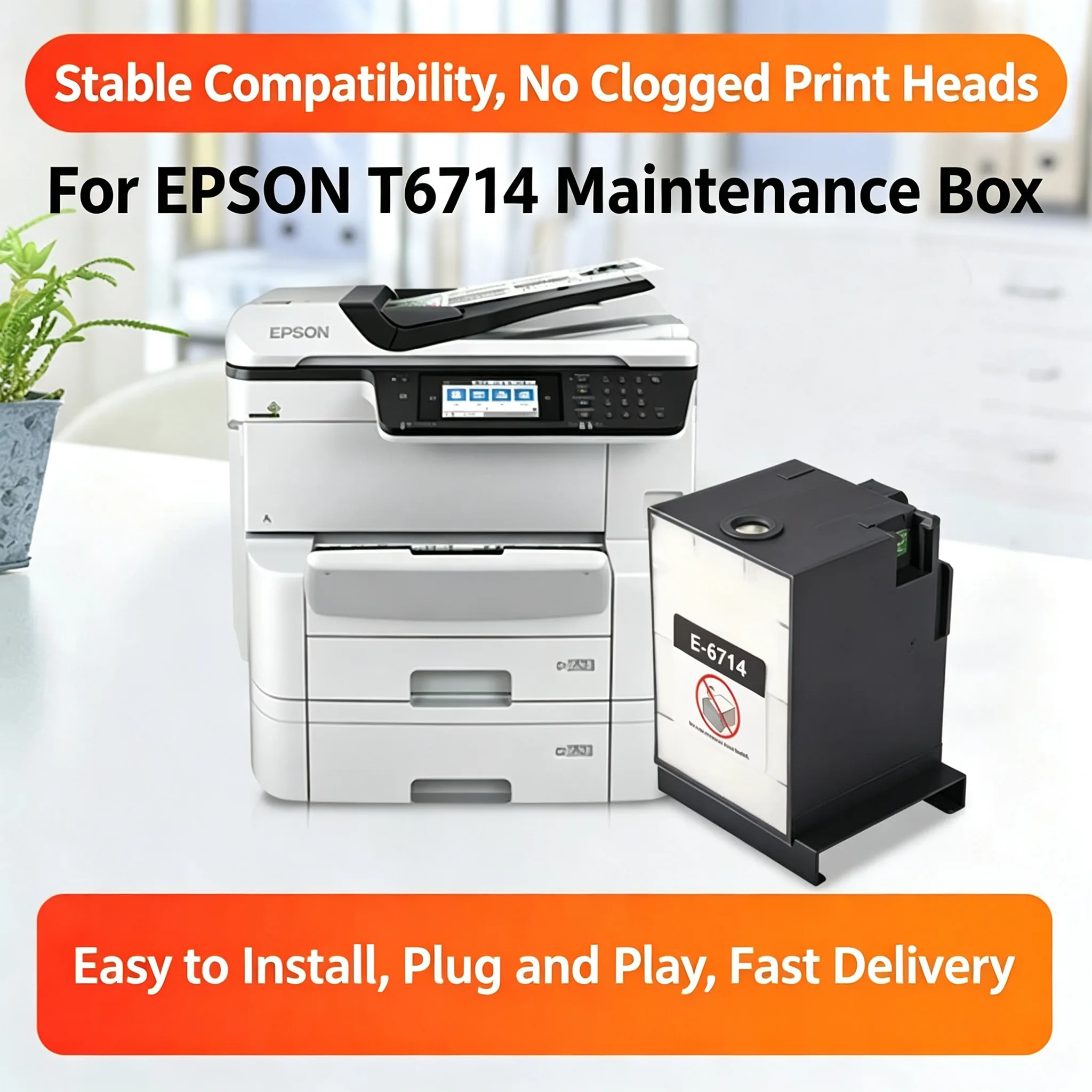 Epson T6714 Maintenance Box view 4