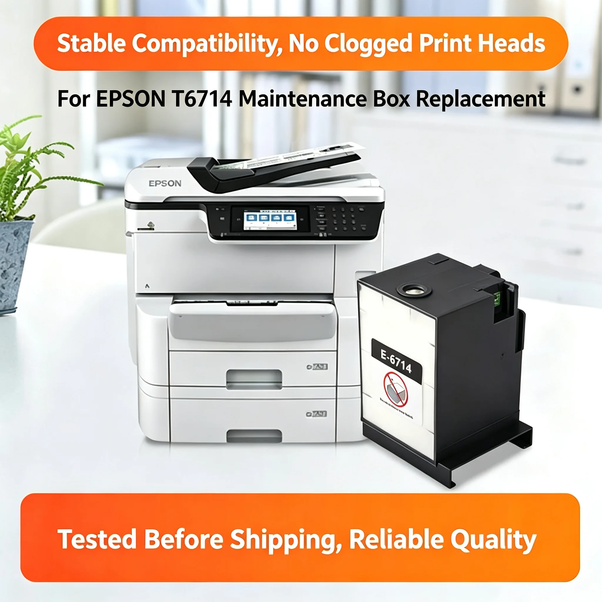Epson T6714 Maintenance Box — WF-C869Ra WF-C8690A view 4