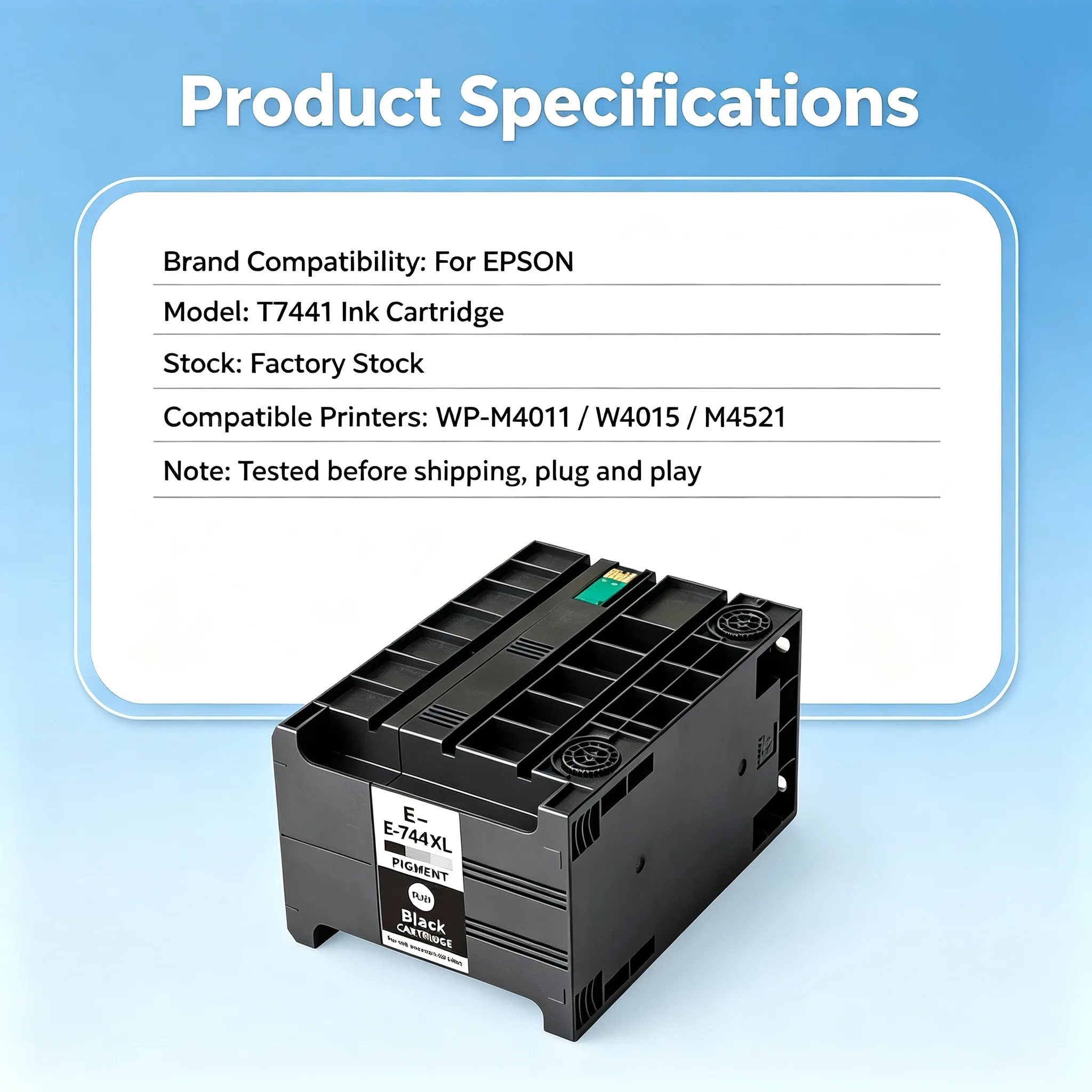 Epson T7441 Ink Cartridge — WP-M4011 WP-M4521 view 2