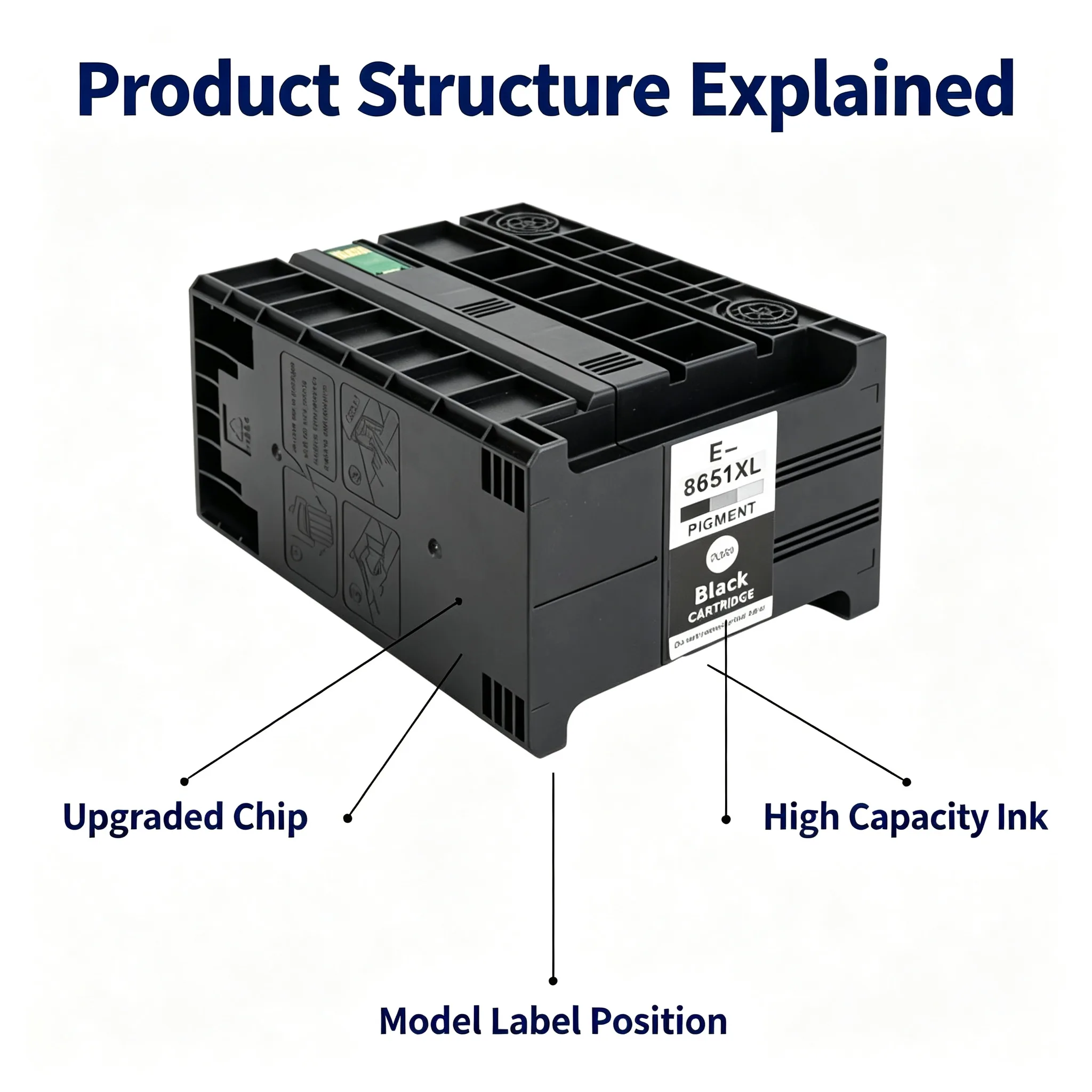 Epson T8651 Ink Cartridge view 3