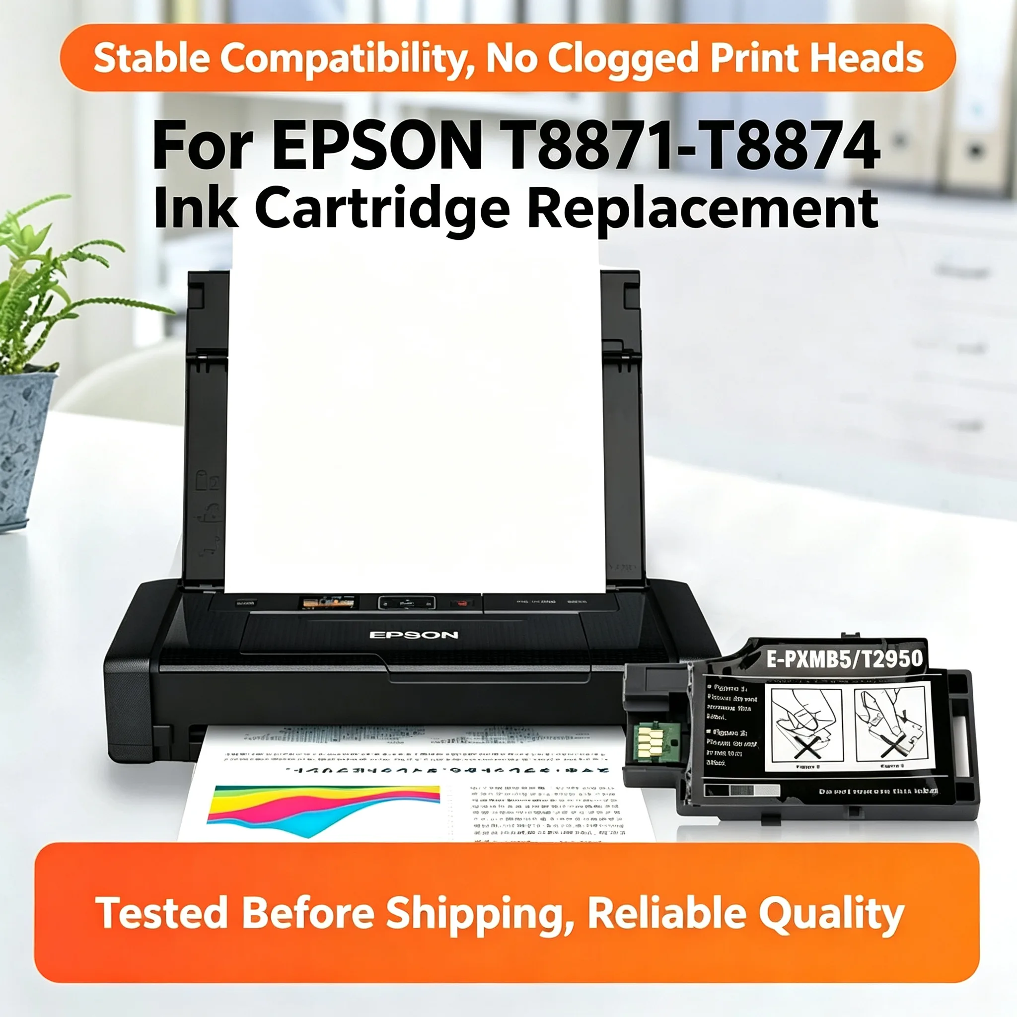 Epson T8871-T8874 Ink Cartridge — WF-C17590a WorkForce view 4