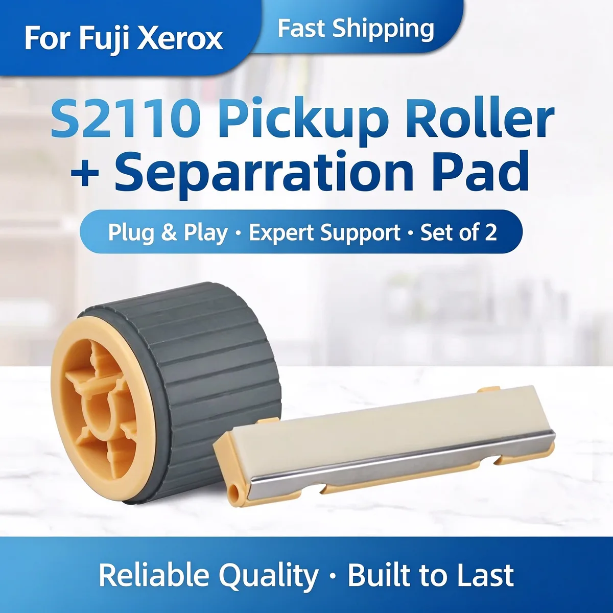 For Fuji Xerox S2110 Pickup Roller + Separation Pad view 1