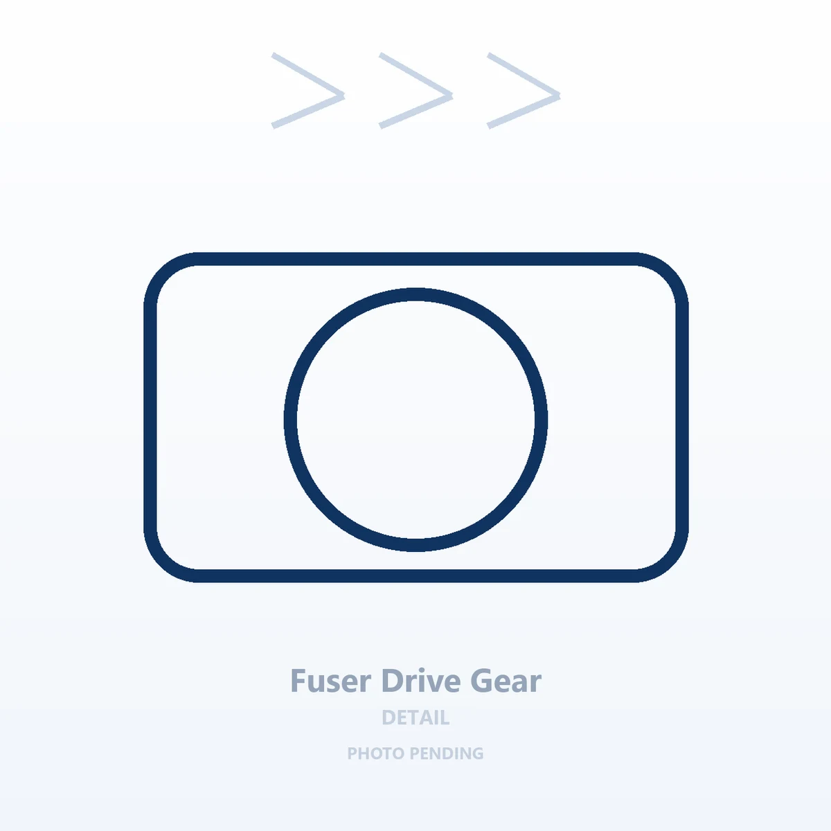 Fuser Drive Gear — Canon view 3