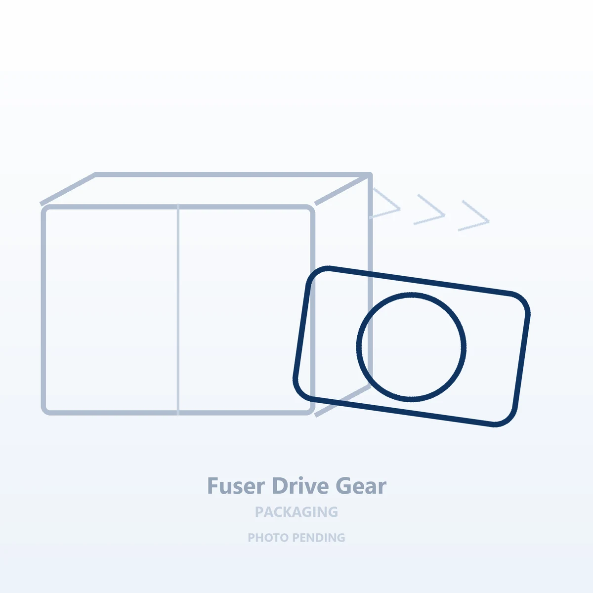 Fuser Drive Gear — Canon view 5