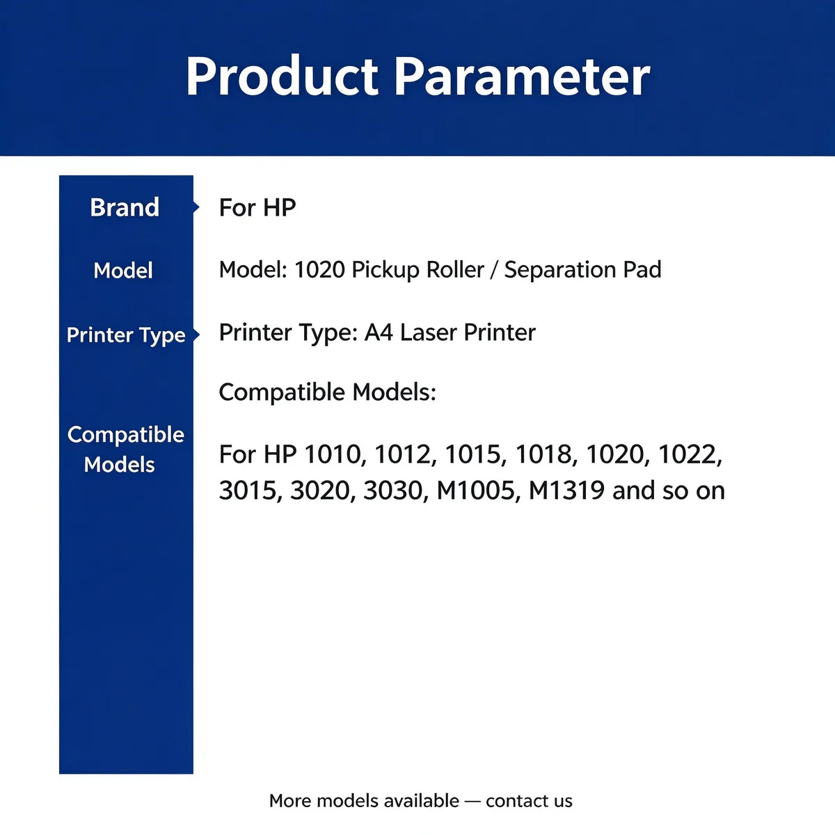 For HP 1020 Pickup Roller view 4