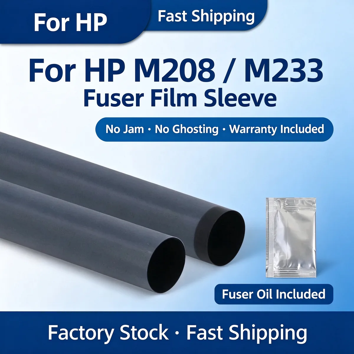 For HP 3004dn Fuser Film Sleeve view 1